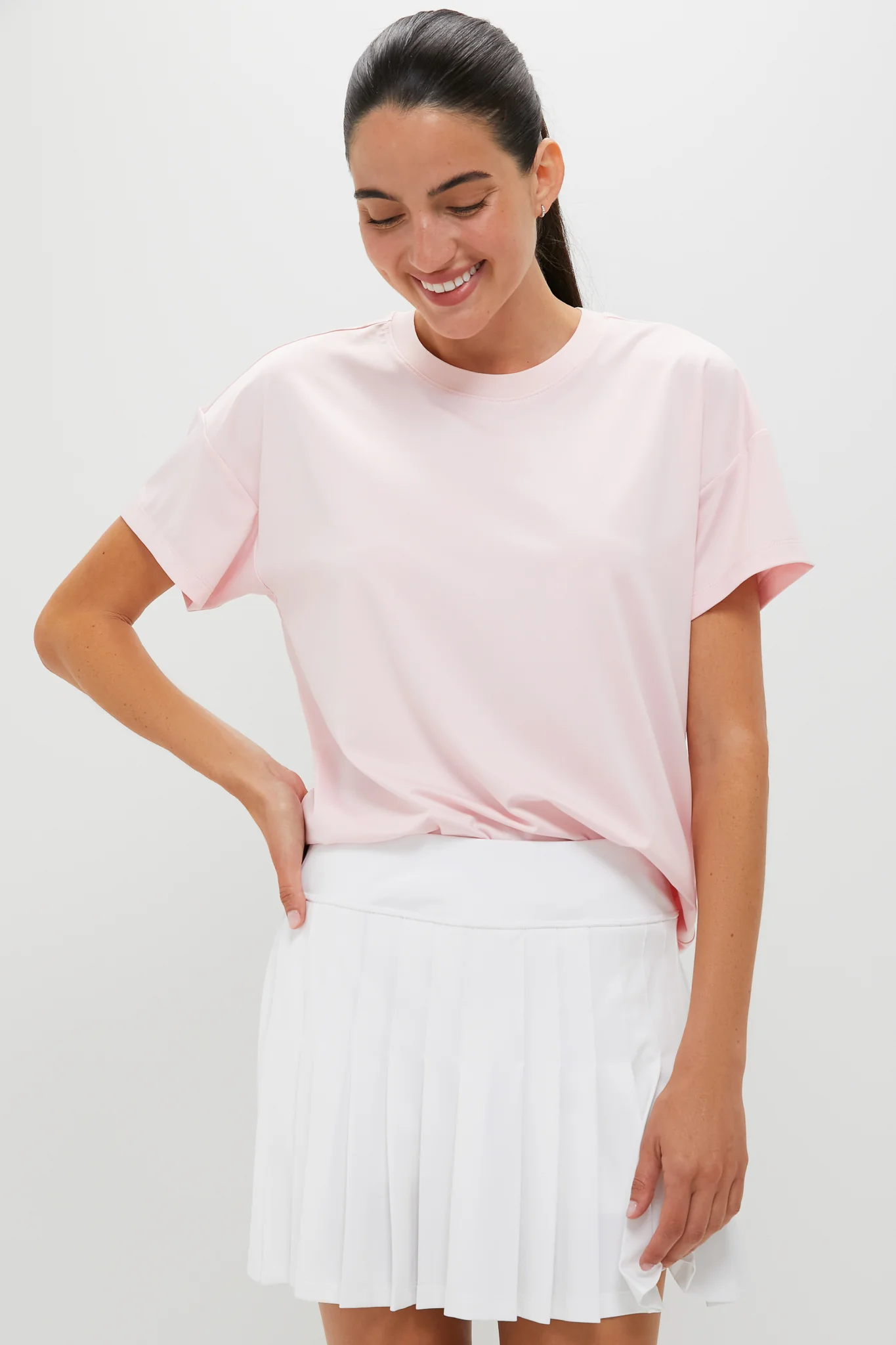 Pink Short Sleeve Performance Jersey Ryan Boyfriend Tee