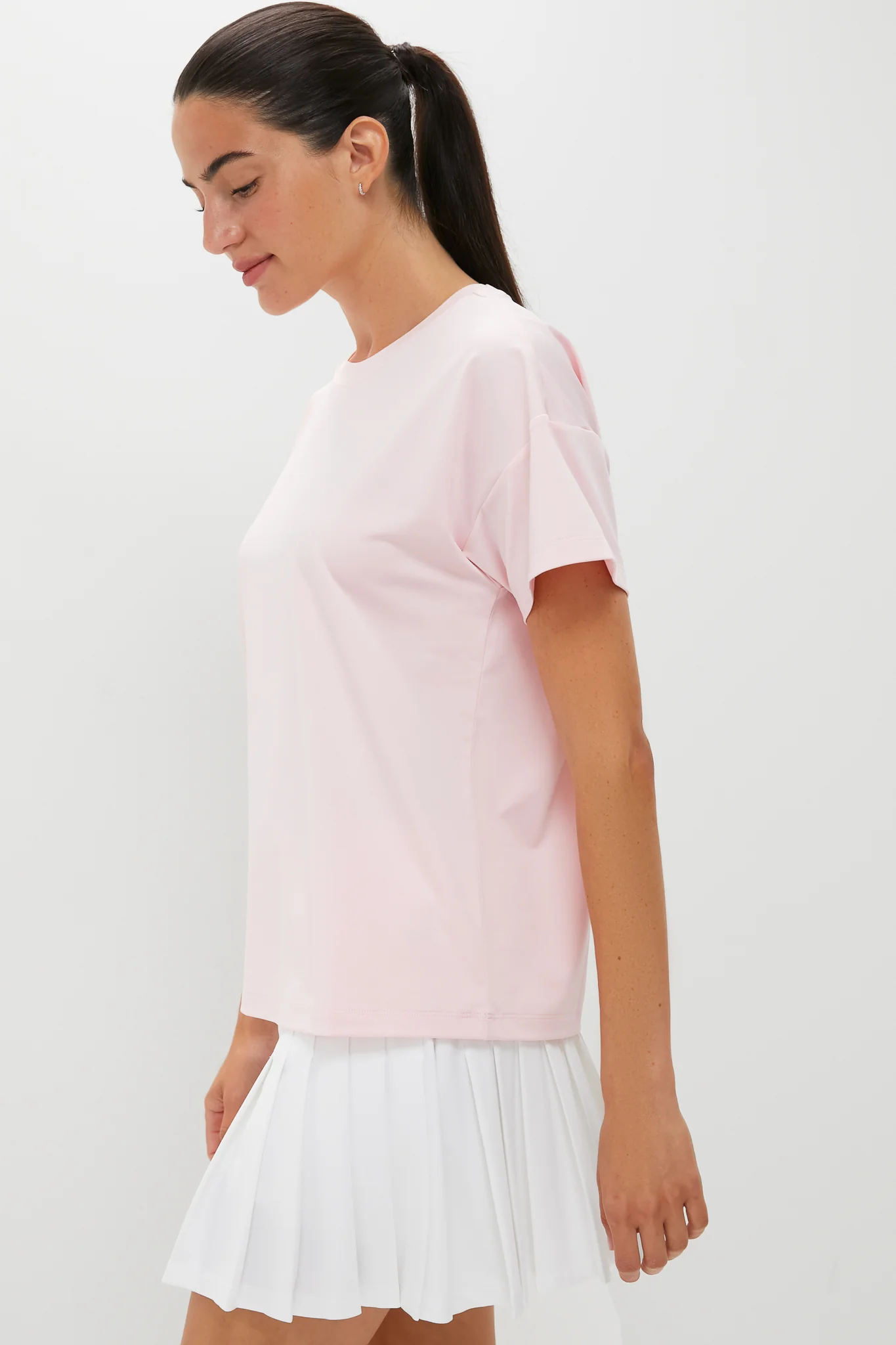 Pink Short Sleeve Performance Jersey Ryan Boyfriend Tee - Image 3
