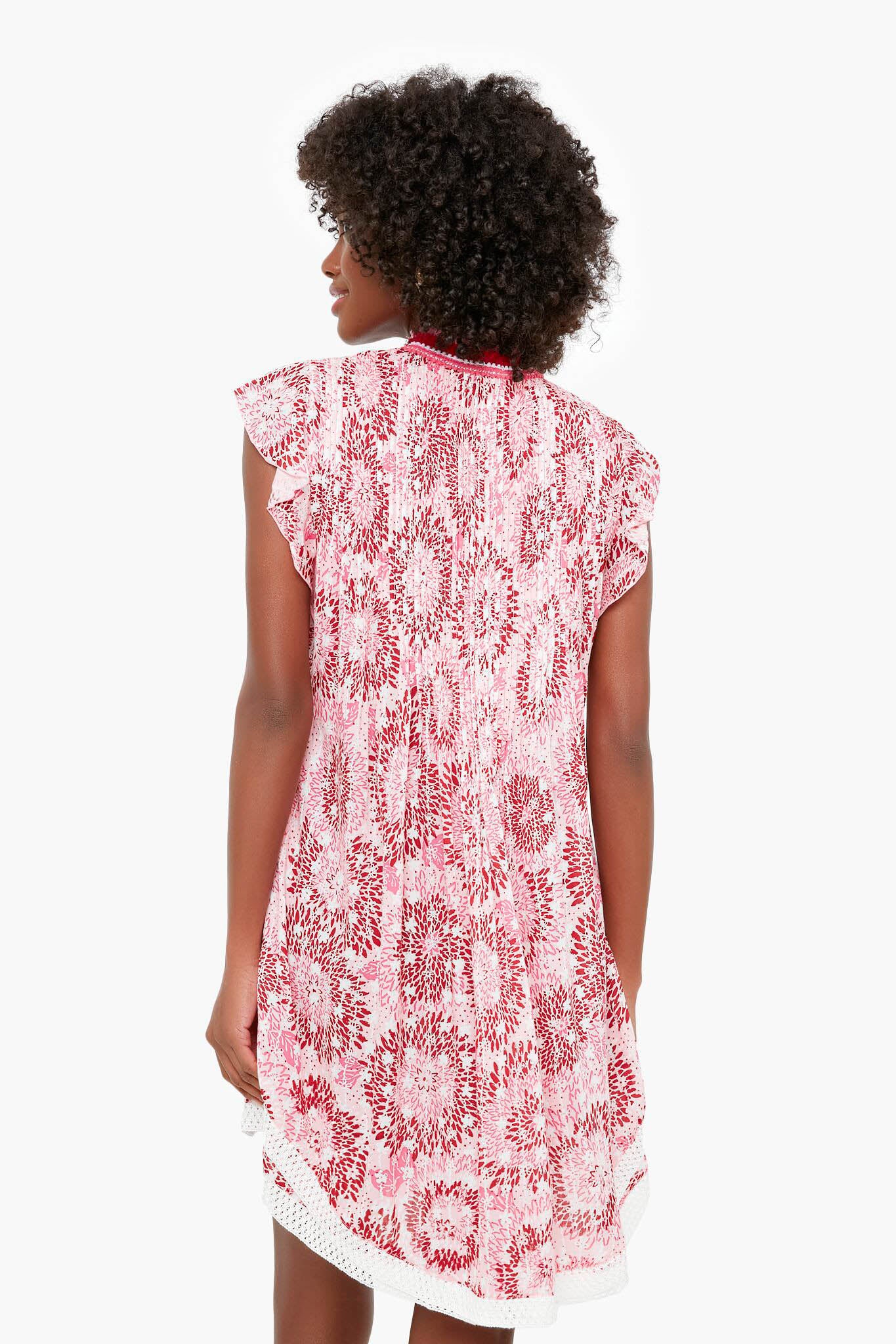 Pink Sunflower Sasha Mini Dress - Image 6