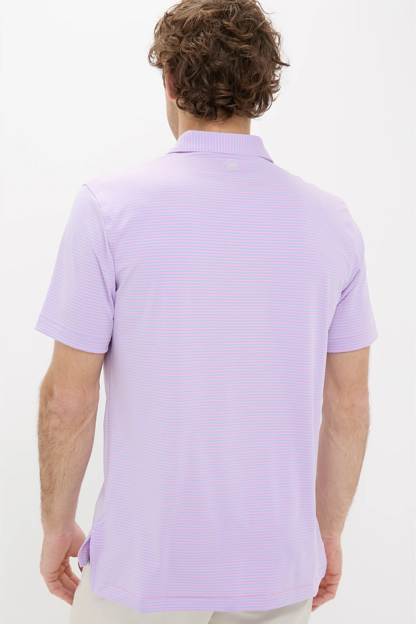 Pink Vale Hales Performance Jersey Polo - Image 4
