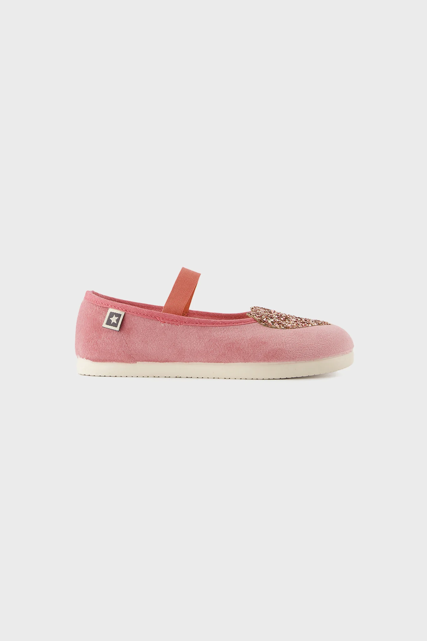 Pink Velvet Mary Jane Flats - Image 5