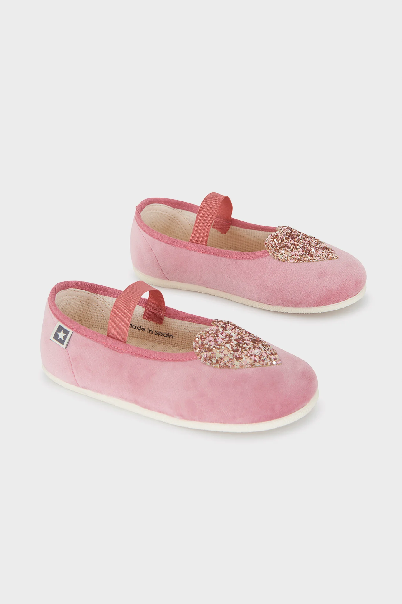 Pink Velvet Mary Jane Flats - Image 6