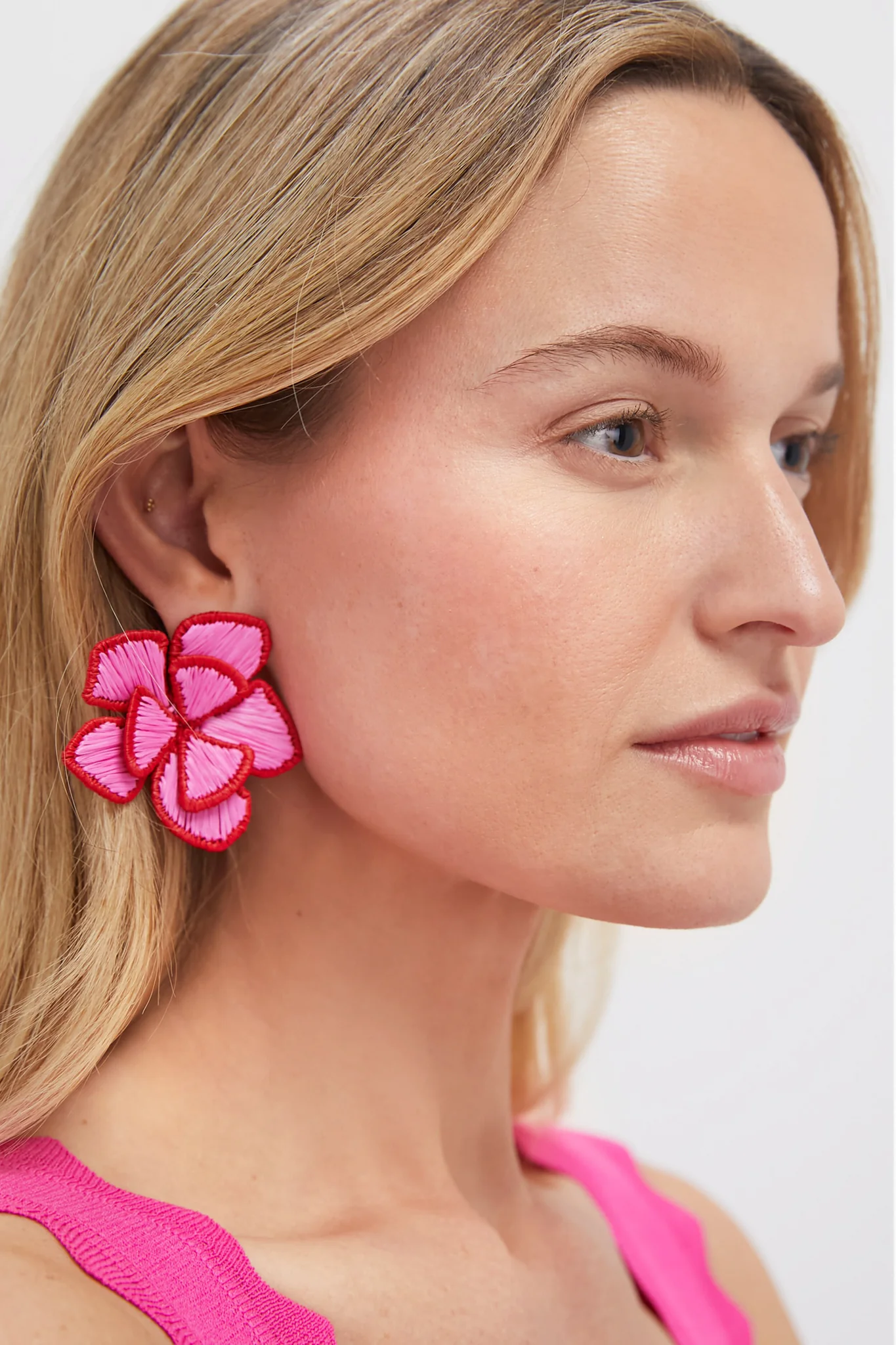 Pink Waverly Earrings - Image 2