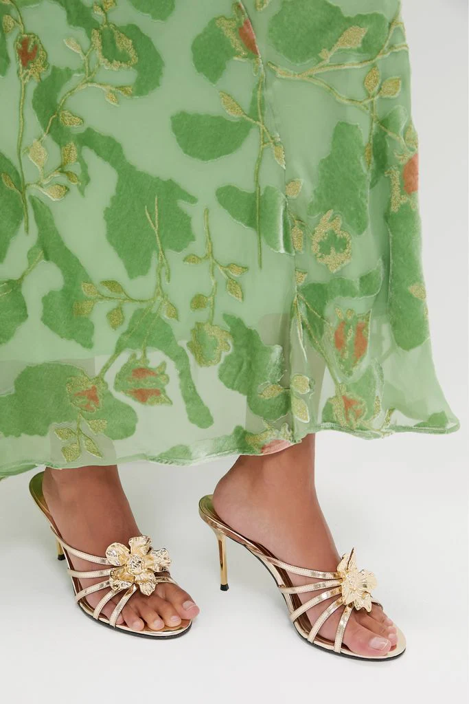 Platina Flora Mules - Image 2