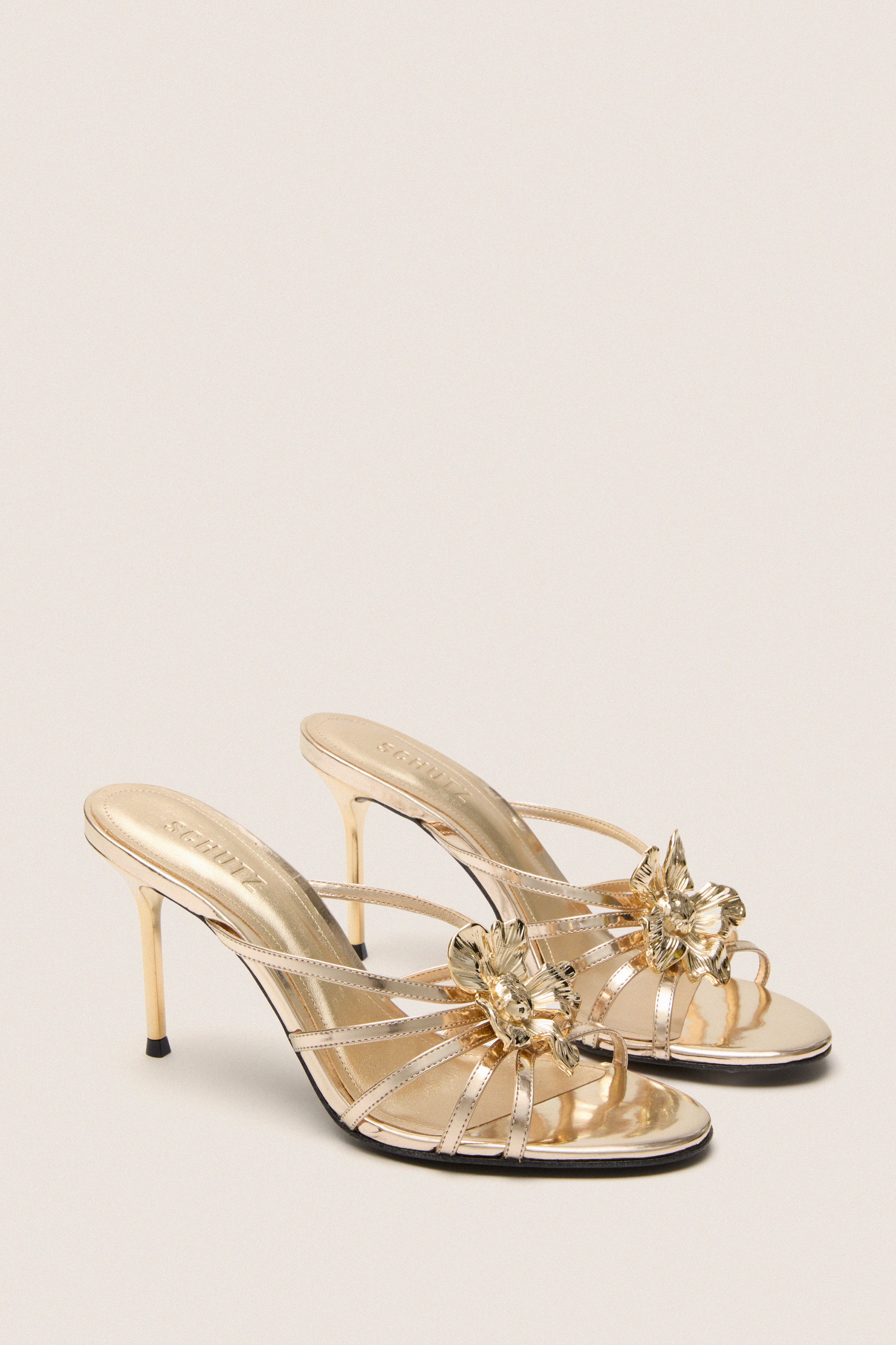 Platina Flora Mules - Image 5