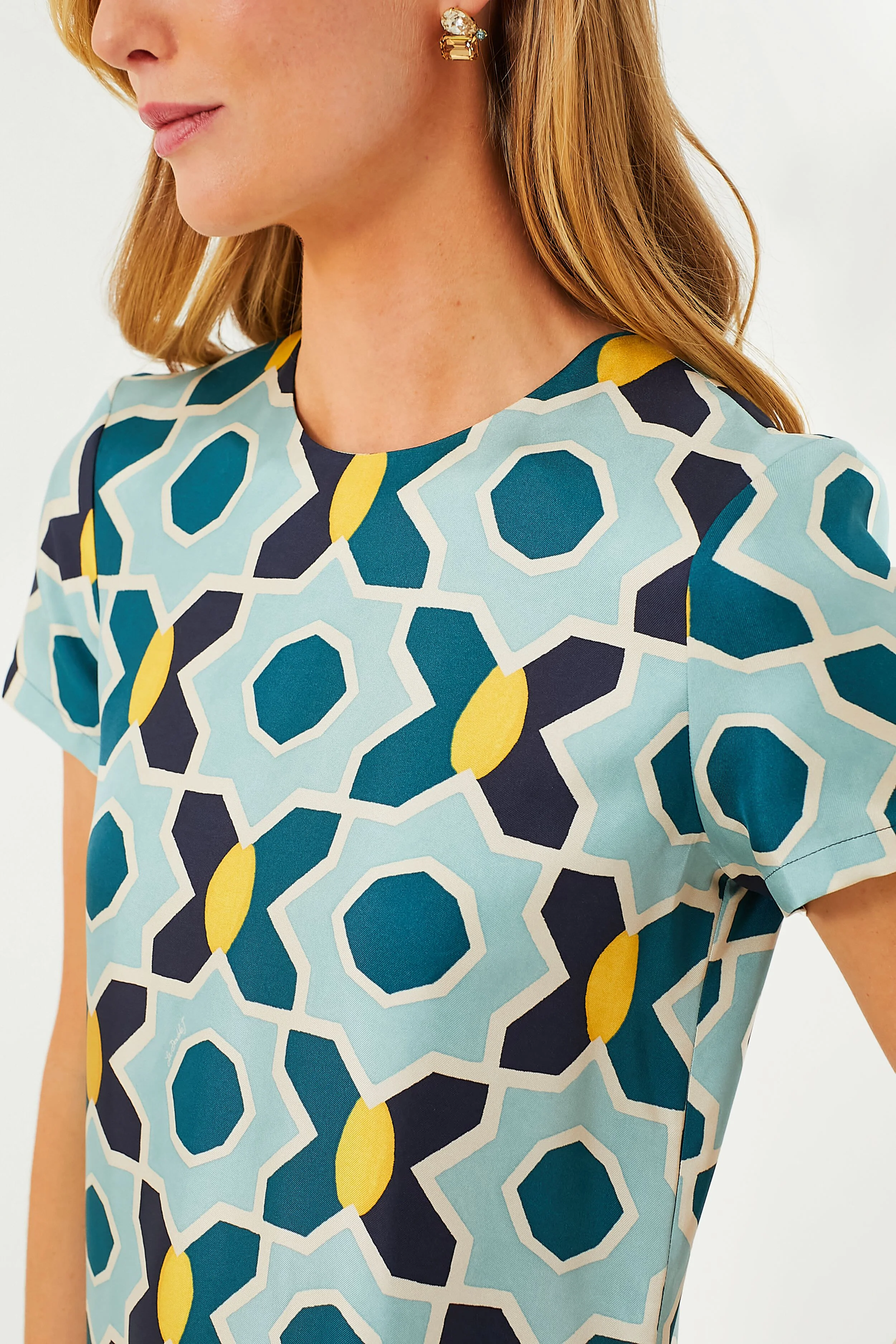 Plaza Swing Dress with Feathers - Image 6
