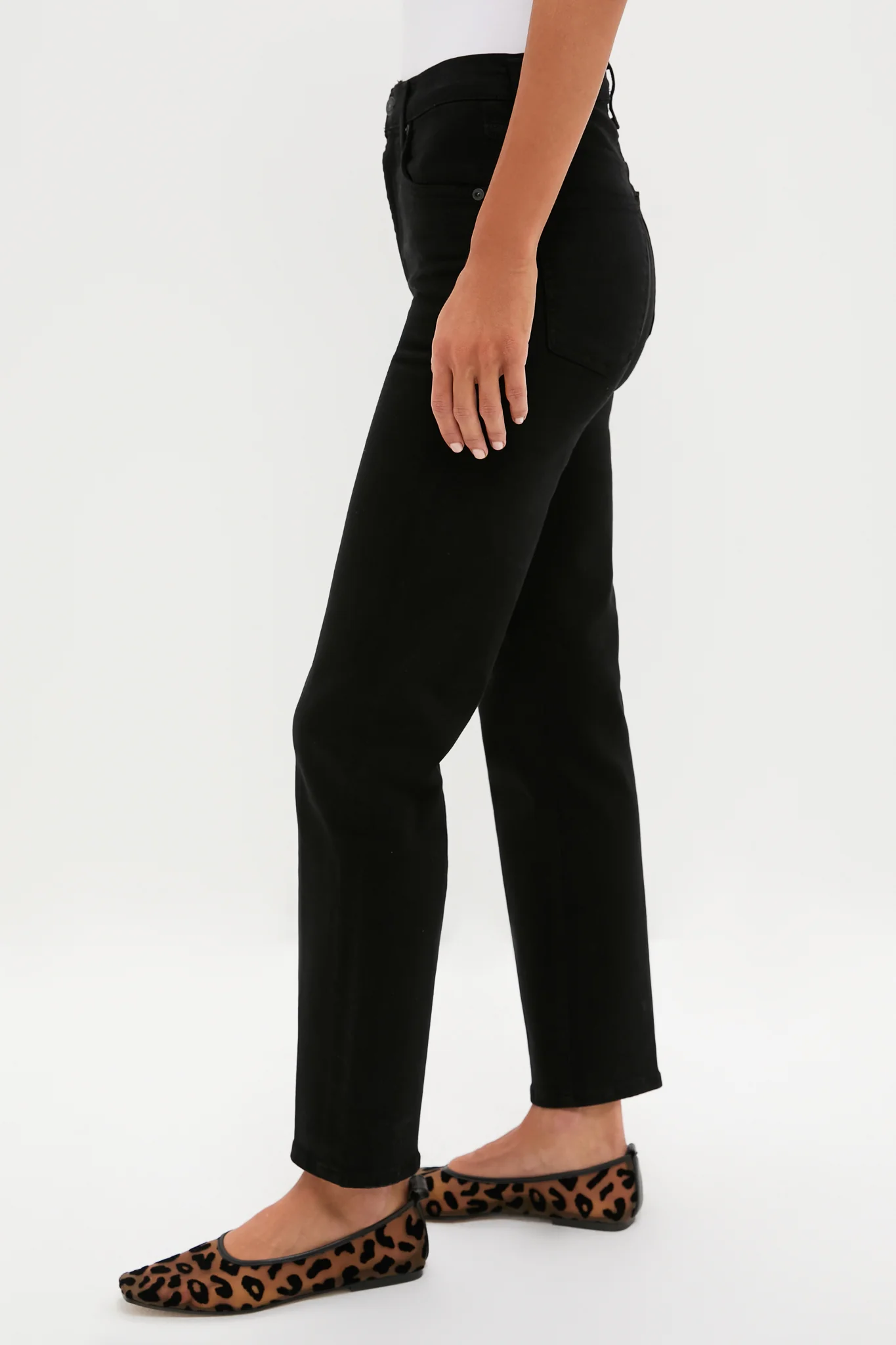 Plush Black Caia High Rise Straight - Image 3