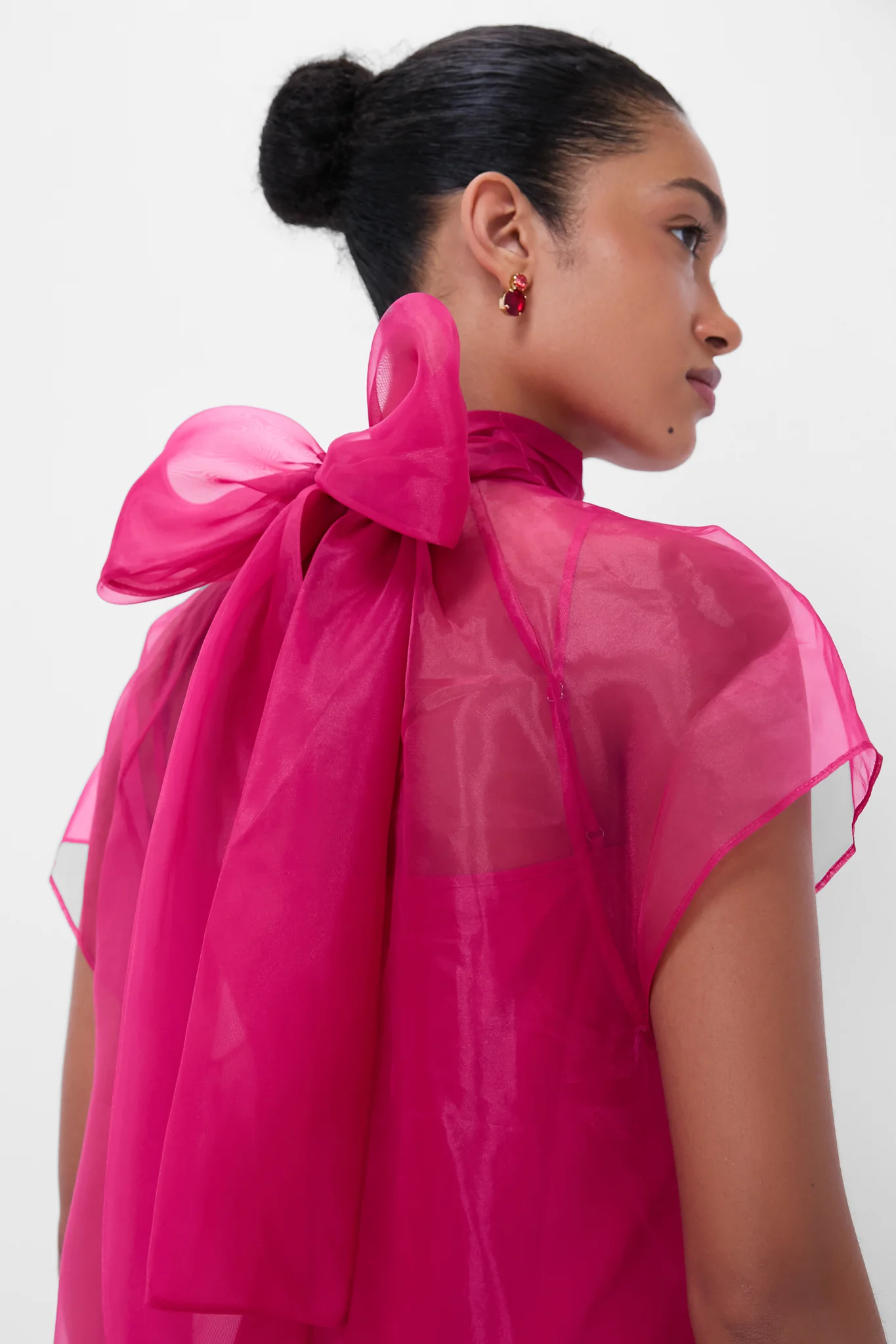 Pomegranate Beaux Tiered Mini Dress - Image 5