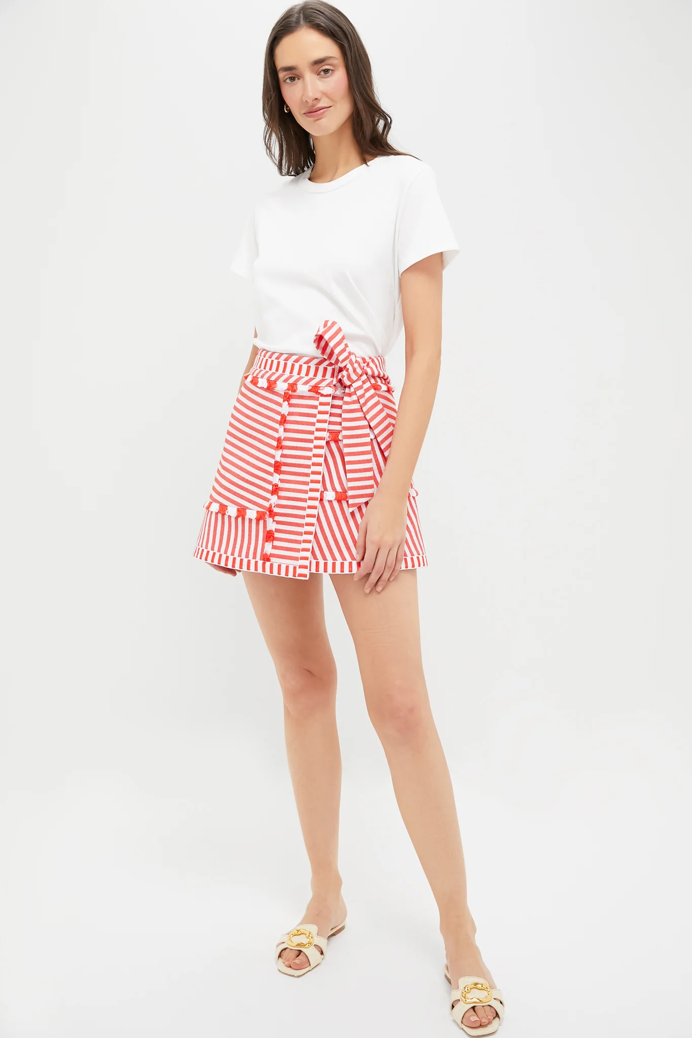 Poppy Stripe Bay Skirt - Image 6