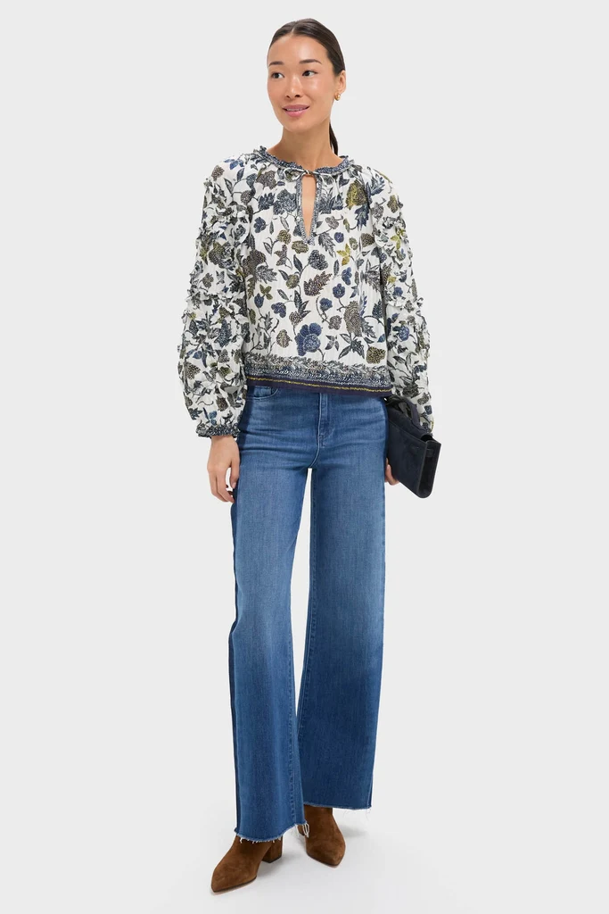 Porcelain Azrou Blouse - Image 2