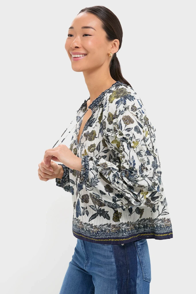 Porcelain Azrou Blouse - Image 3