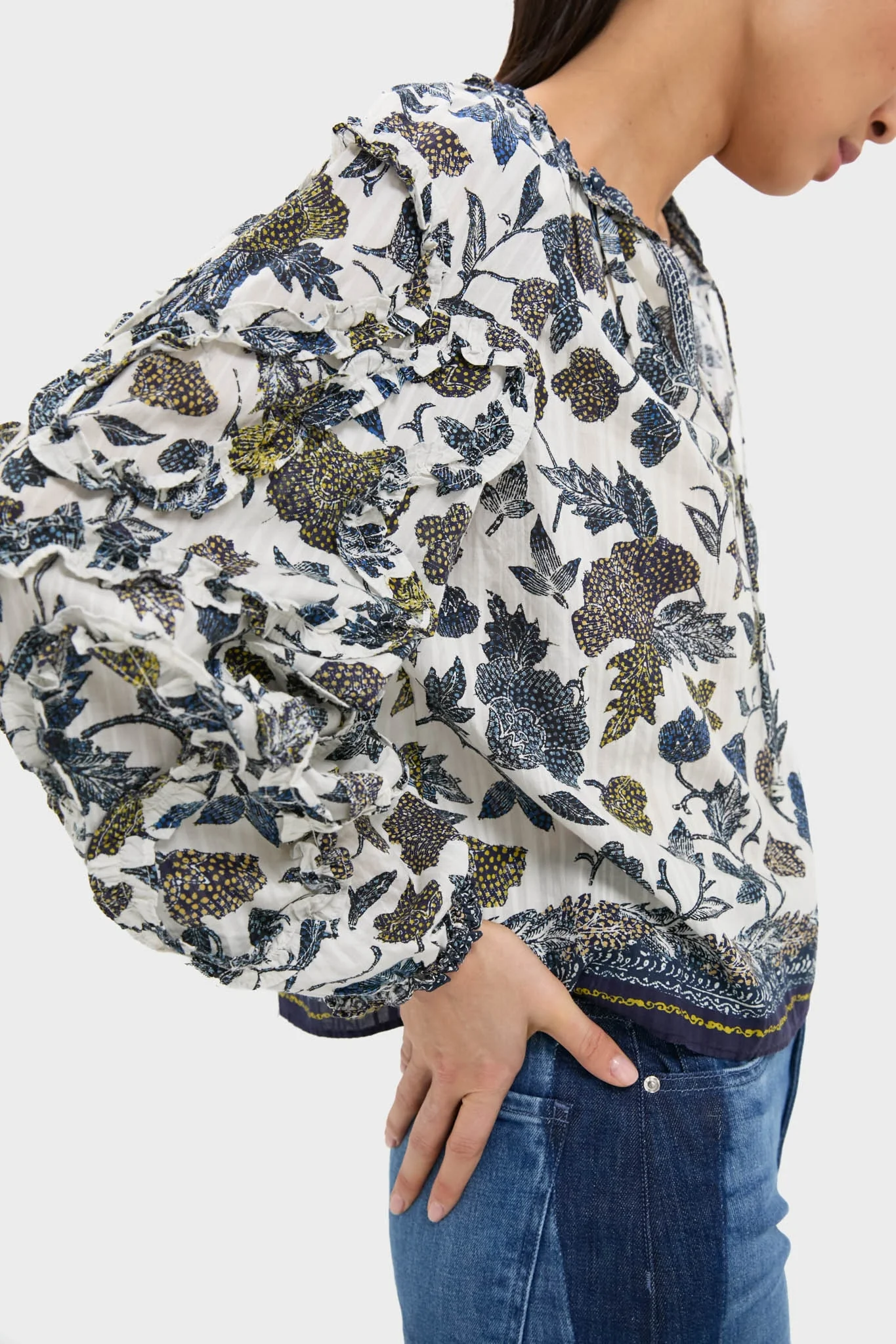 Porcelain Azrou Blouse - Image 5