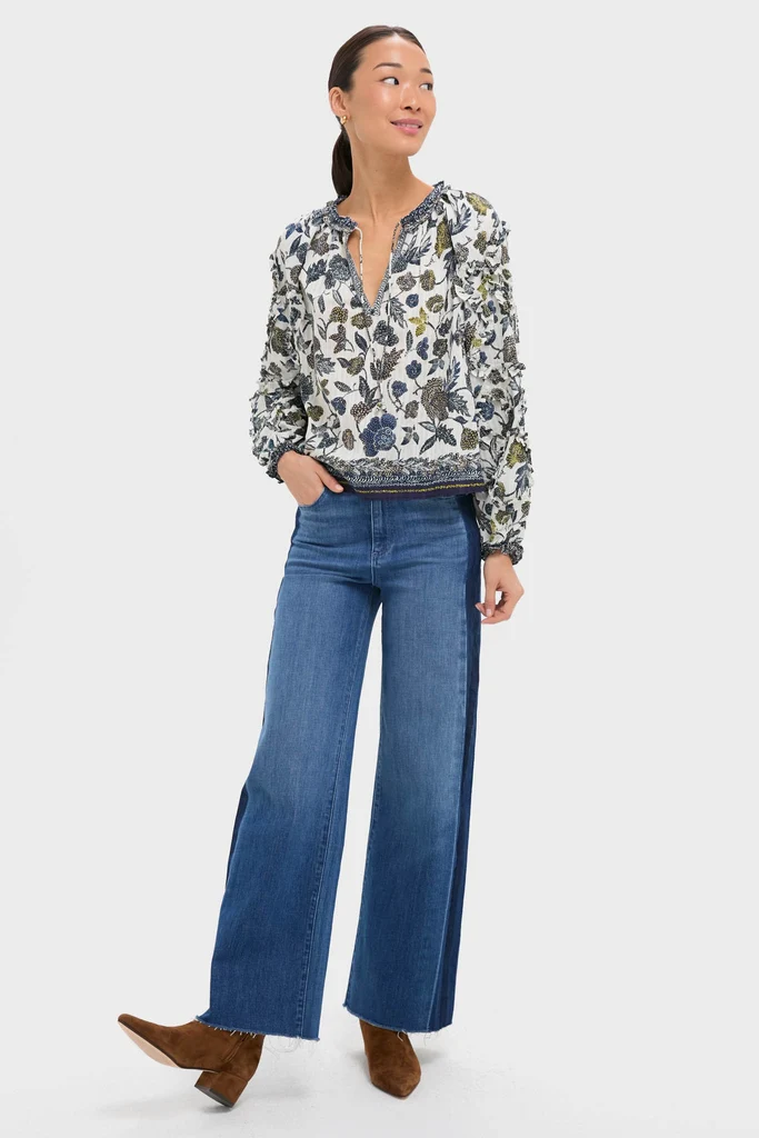 Porcelain Azrou Blouse - Image 6