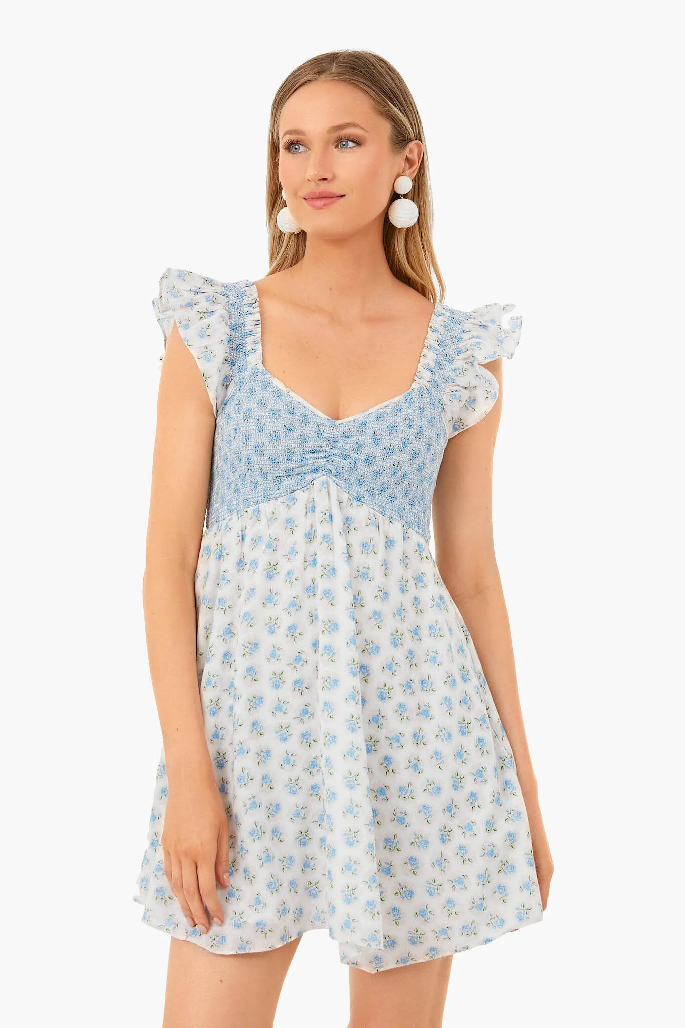 Powder Blue Athalia Dress - Image 2
