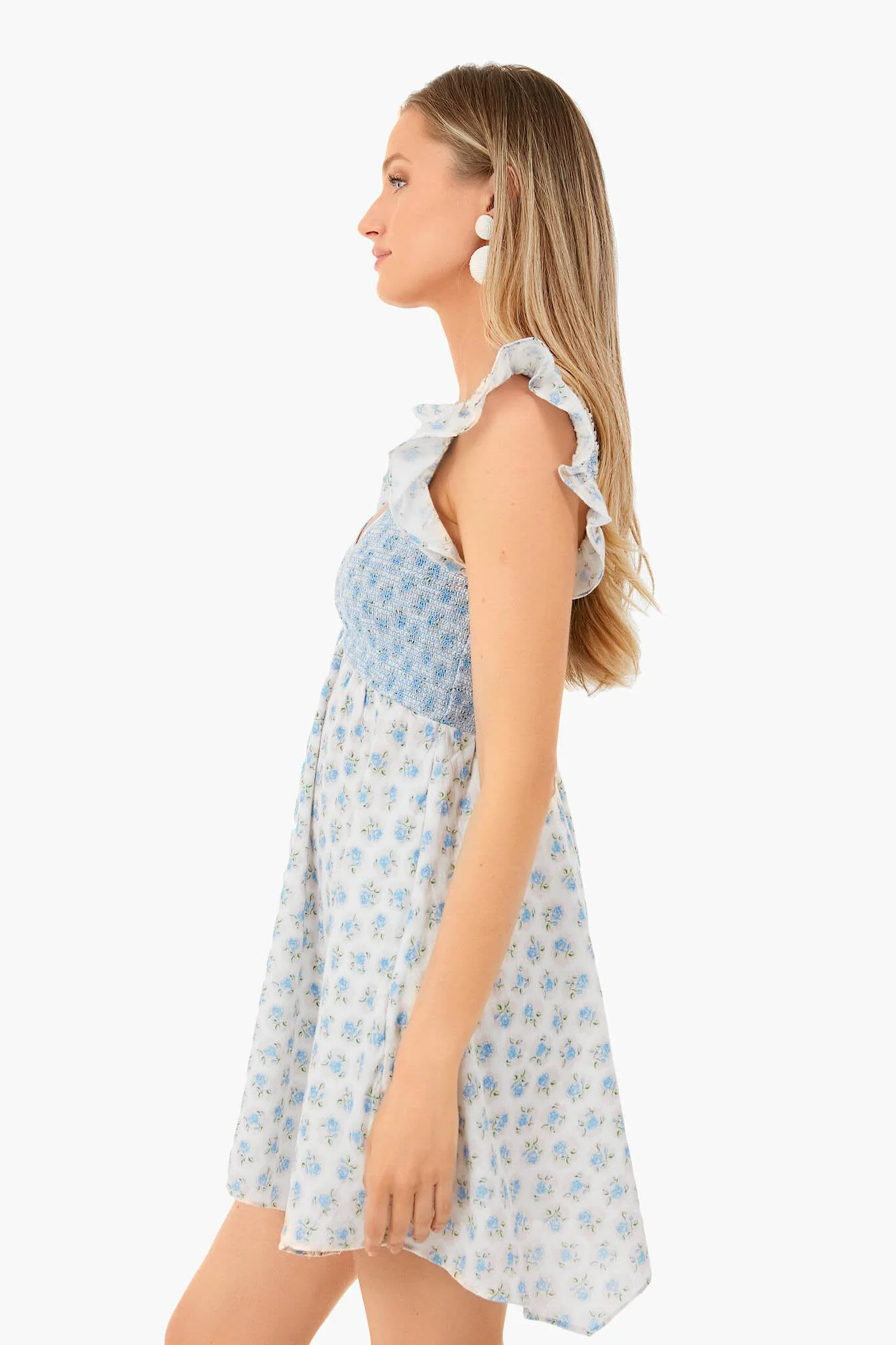 Powder Blue Athalia Dress - Image 3
