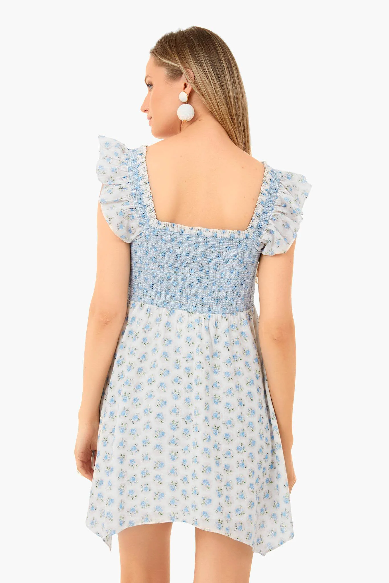 Powder Blue Athalia Dress - Image 4