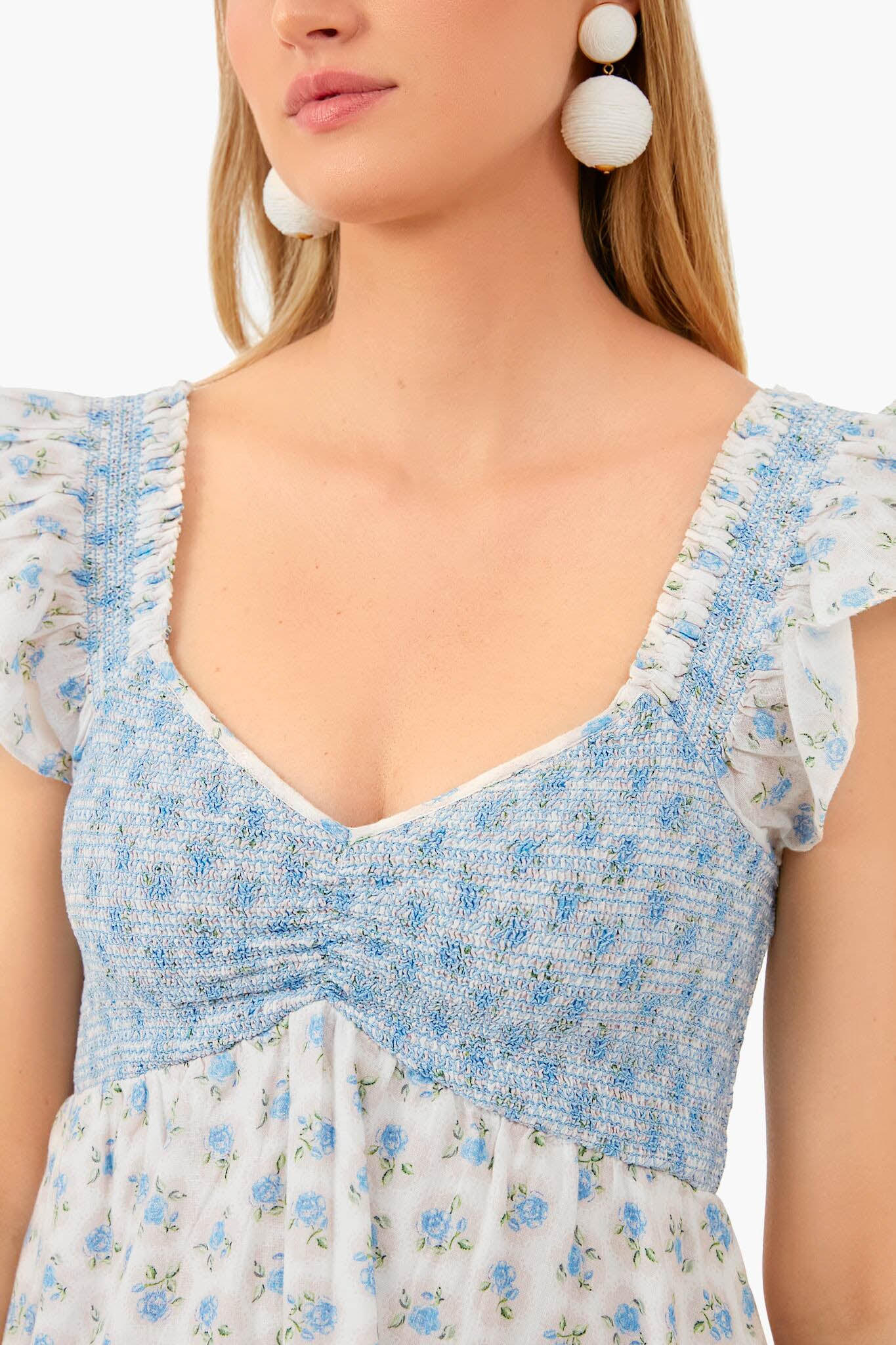 Powder Blue Athalia Dress - Image 5