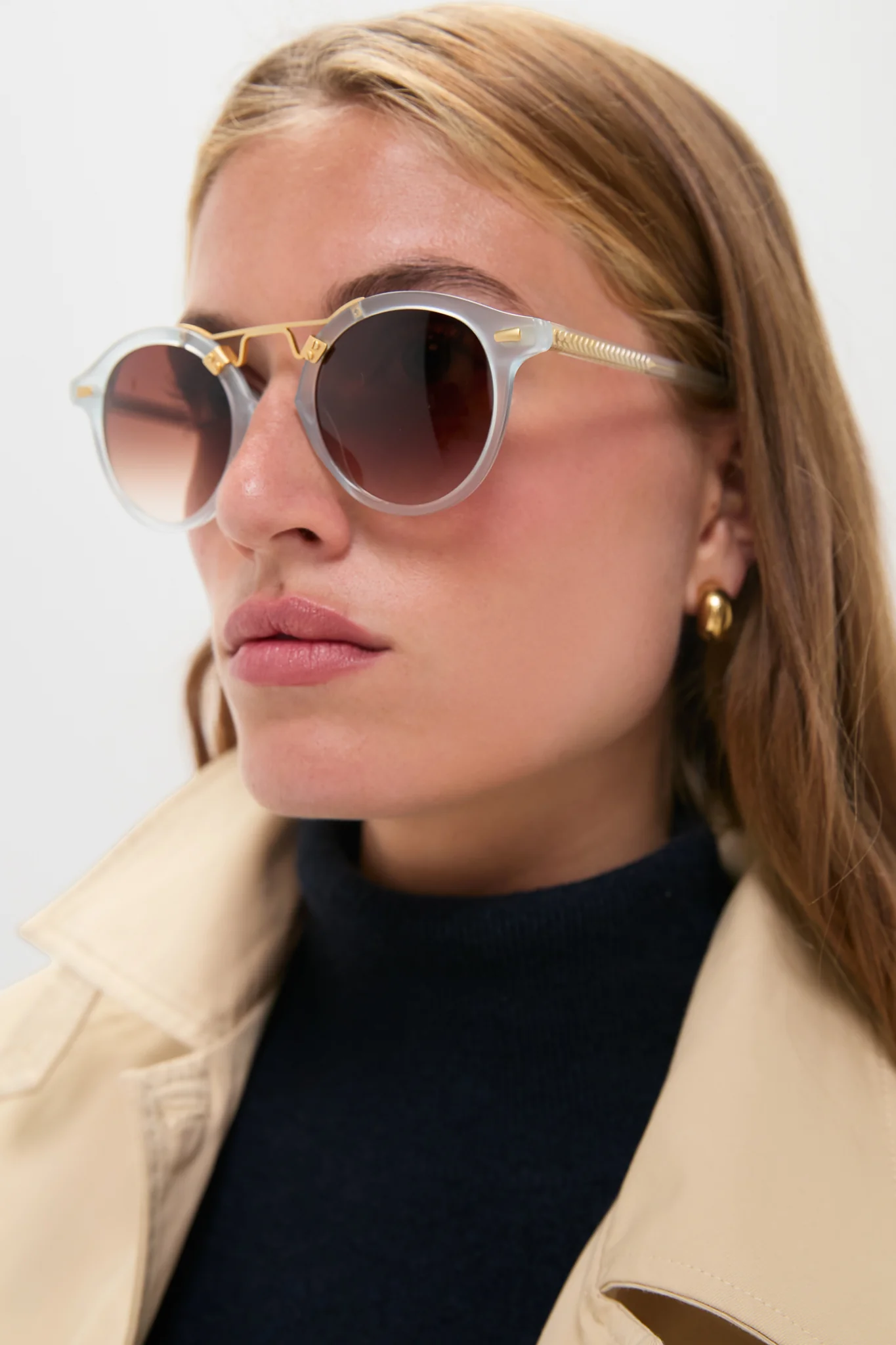 Powder Blue St. Louis Sunglasses - Image 2