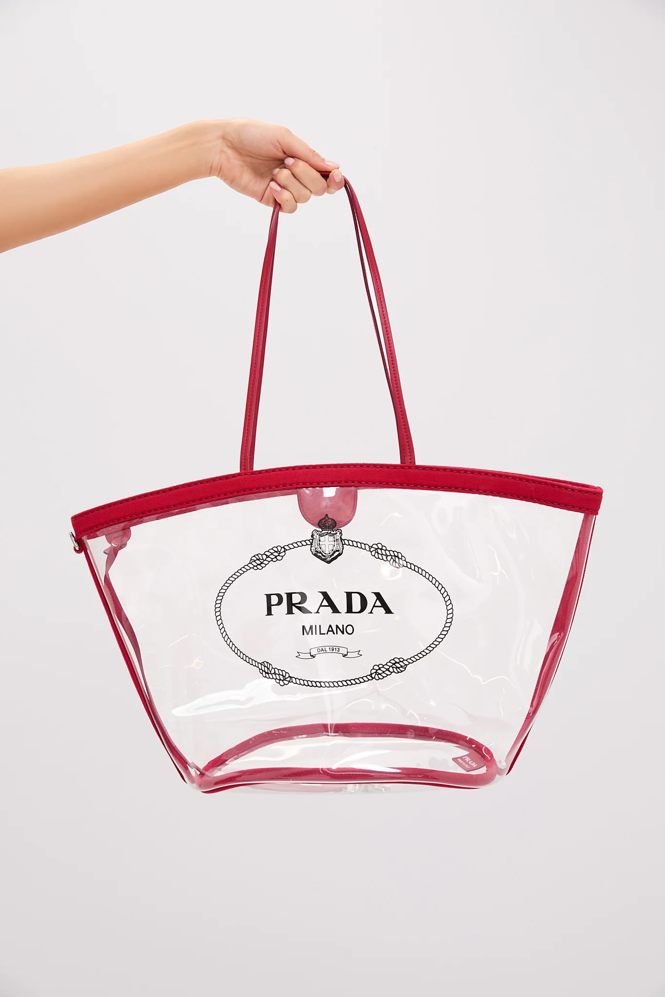 PRADA Canapa Plex Tote Bag - Image 3