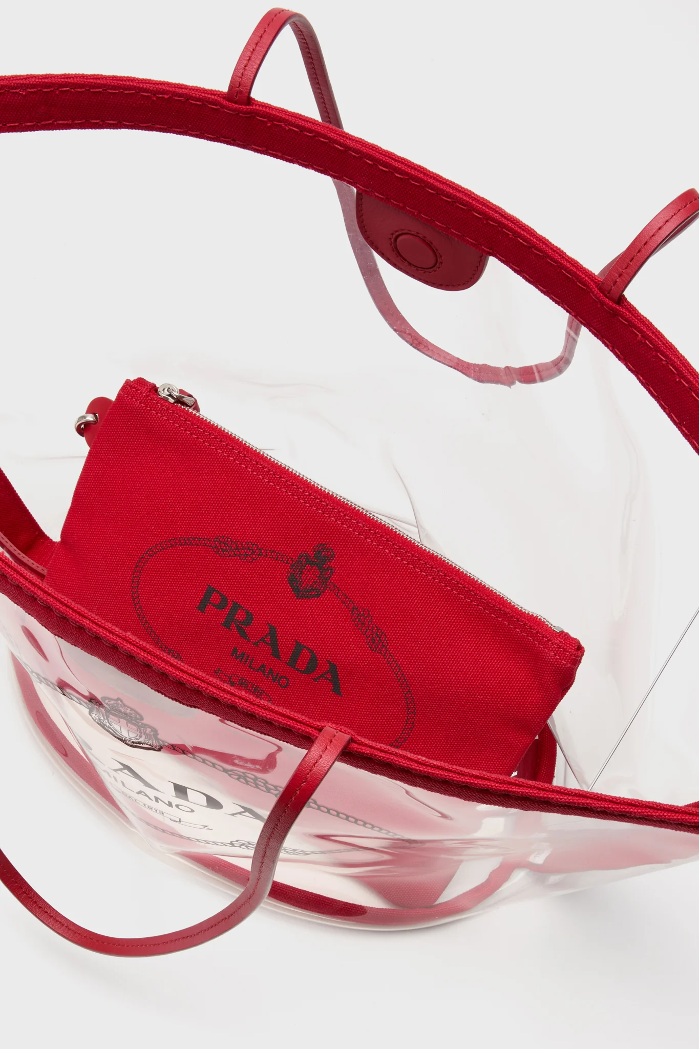 PRADA Canapa Plex Tote Bag - Image 5