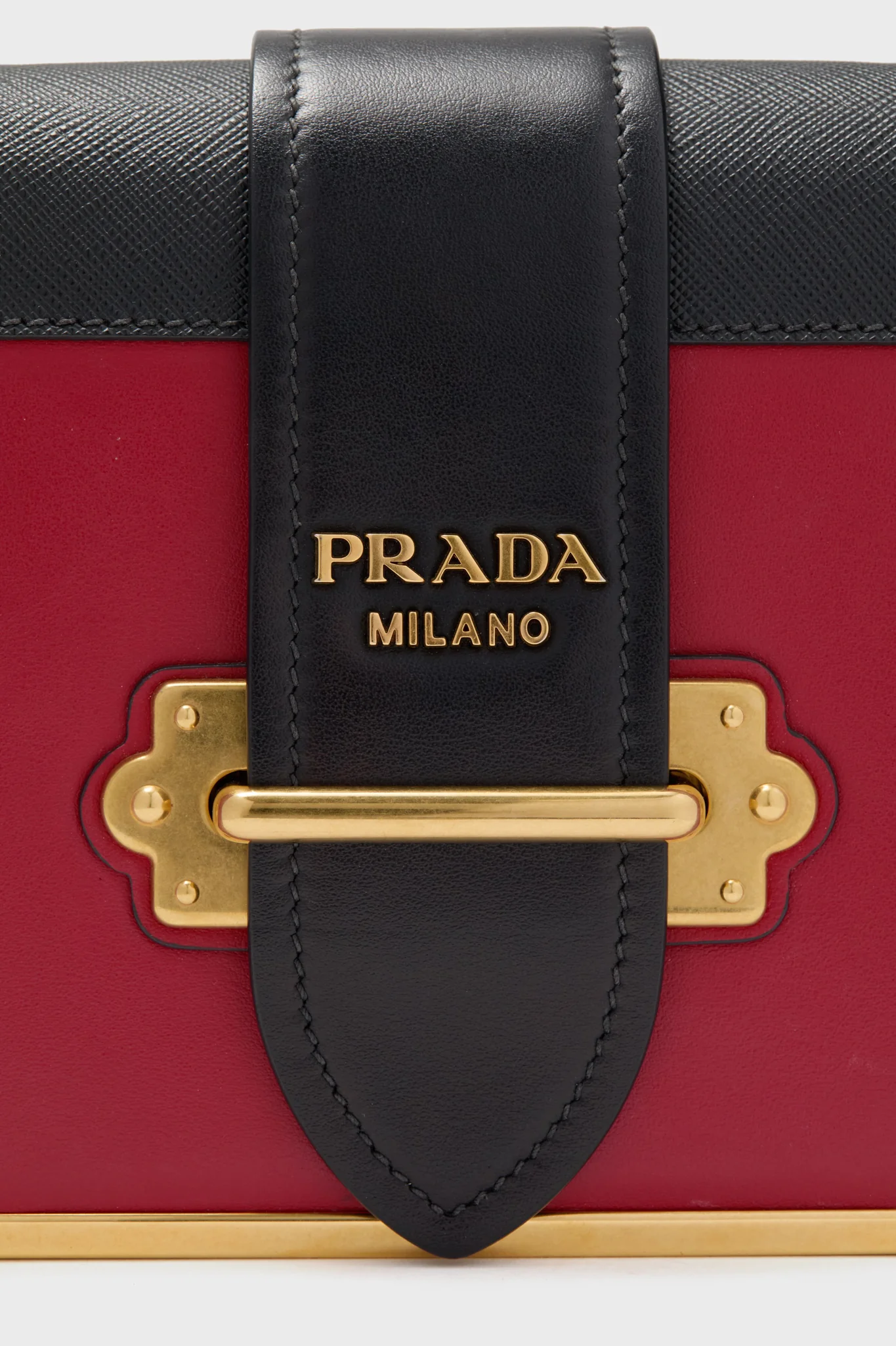 PRADA Red Cahier Crossbody Bag - Image 3