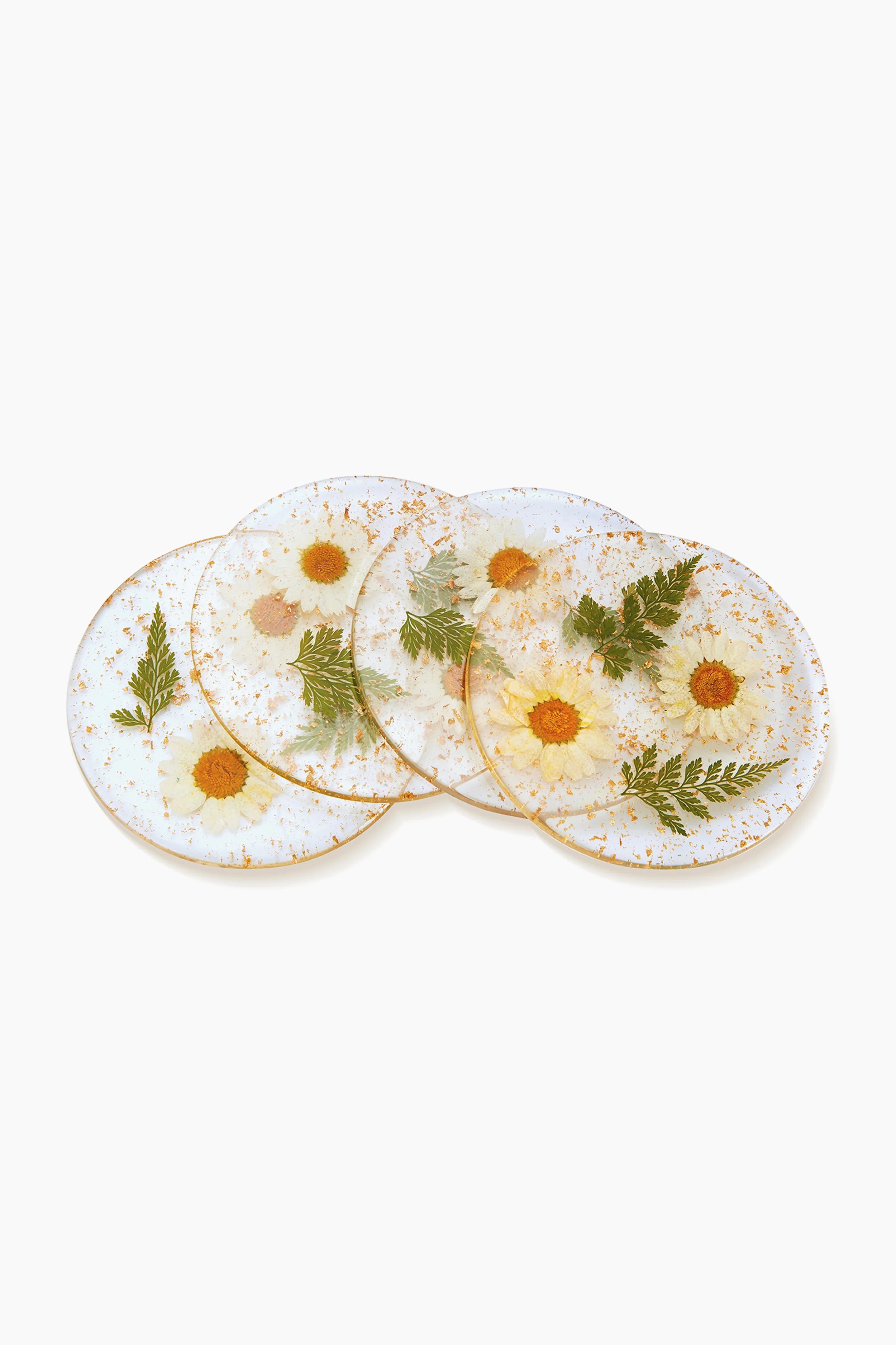 Pressed Flower Coasters Set of 4 - Image 2