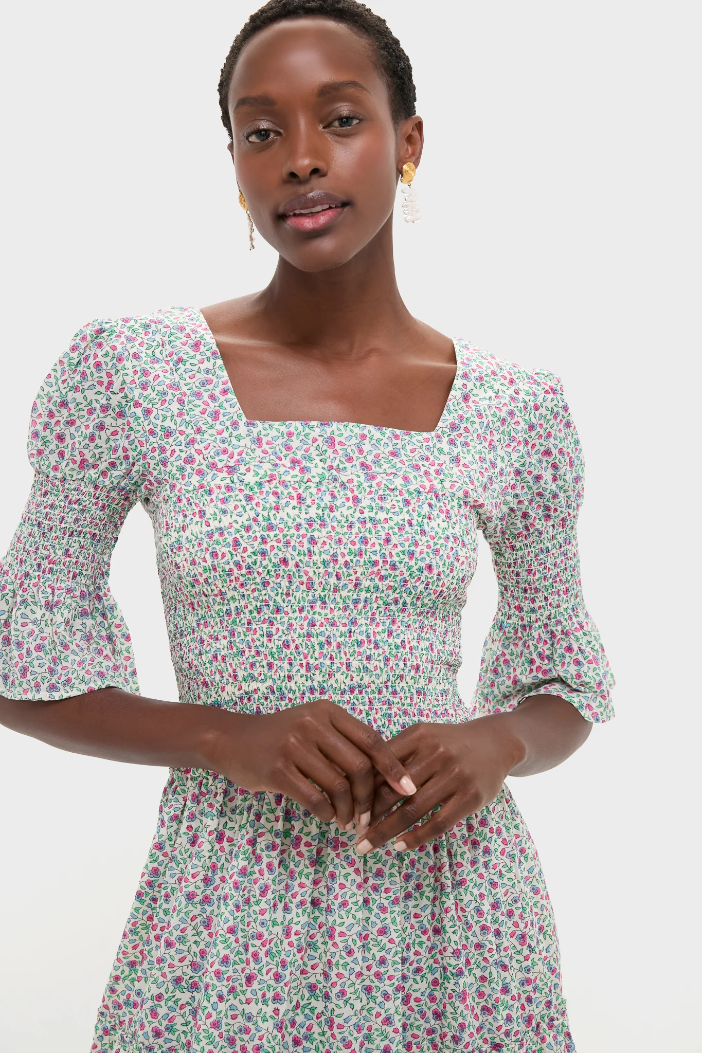 Primrose Print Bea Dress - Image 2