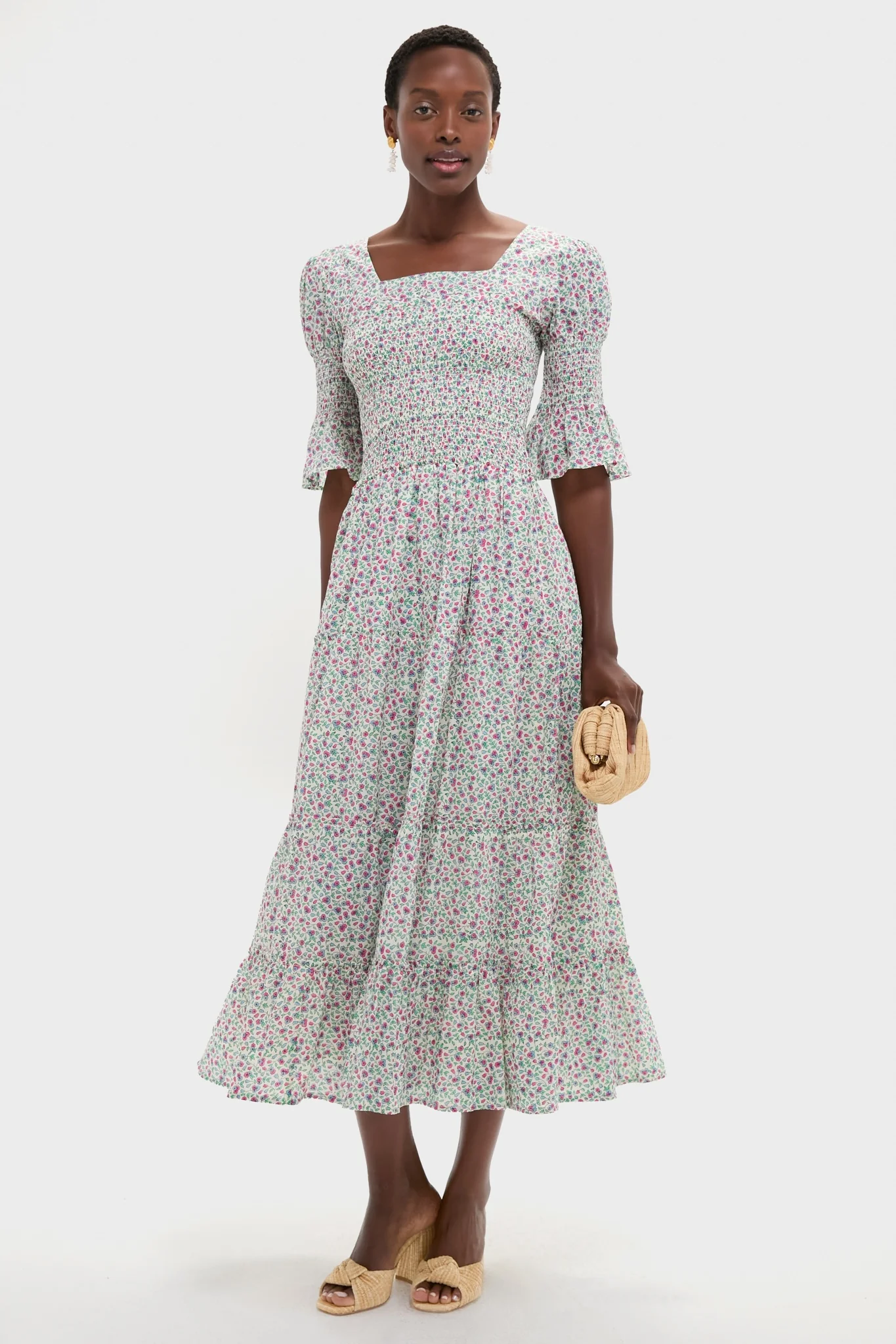 Primrose Print Bea Dress - Image 3