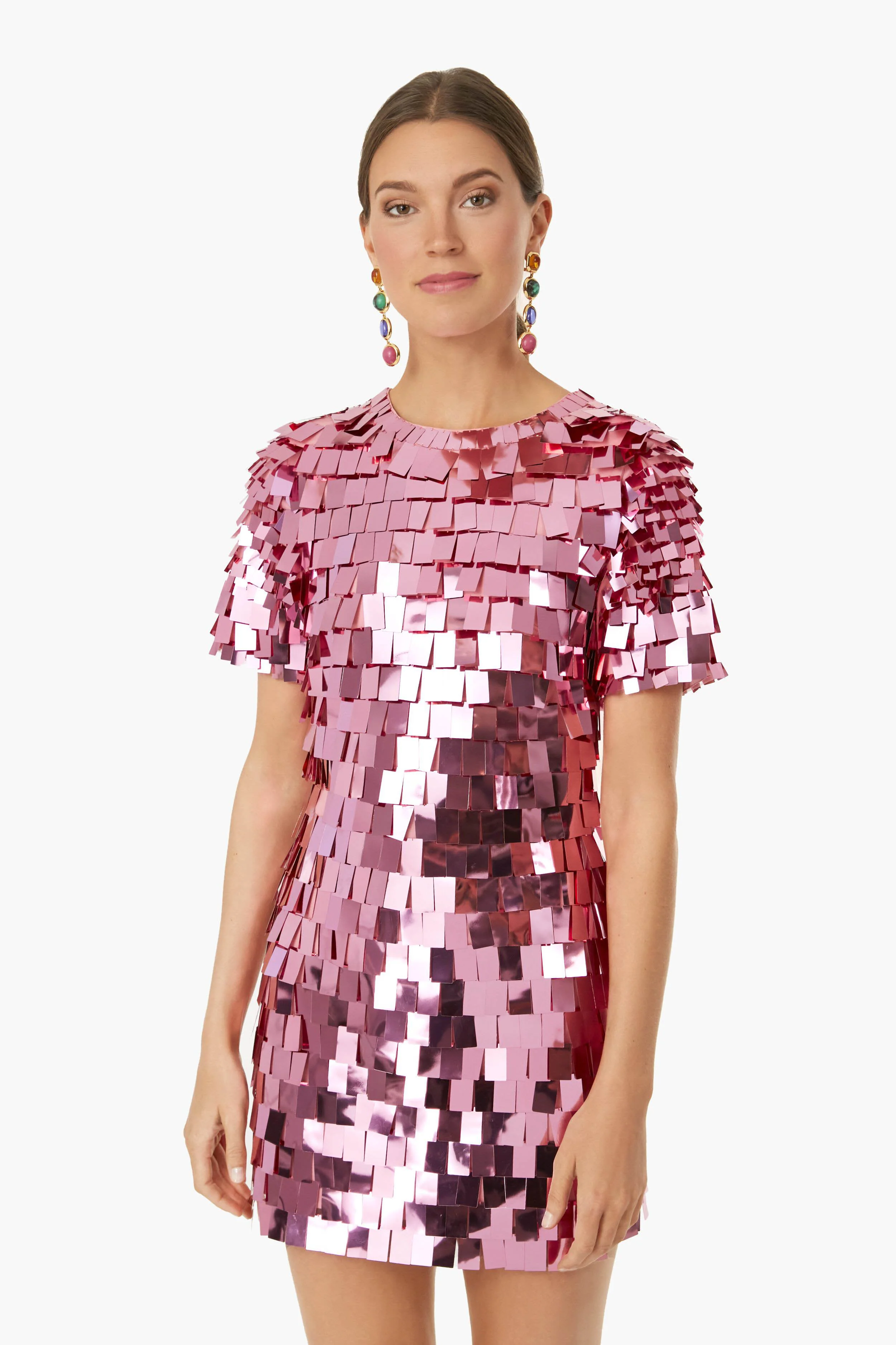 Punch Vivienne Embroidered Sequin Mini Dress - Image 2