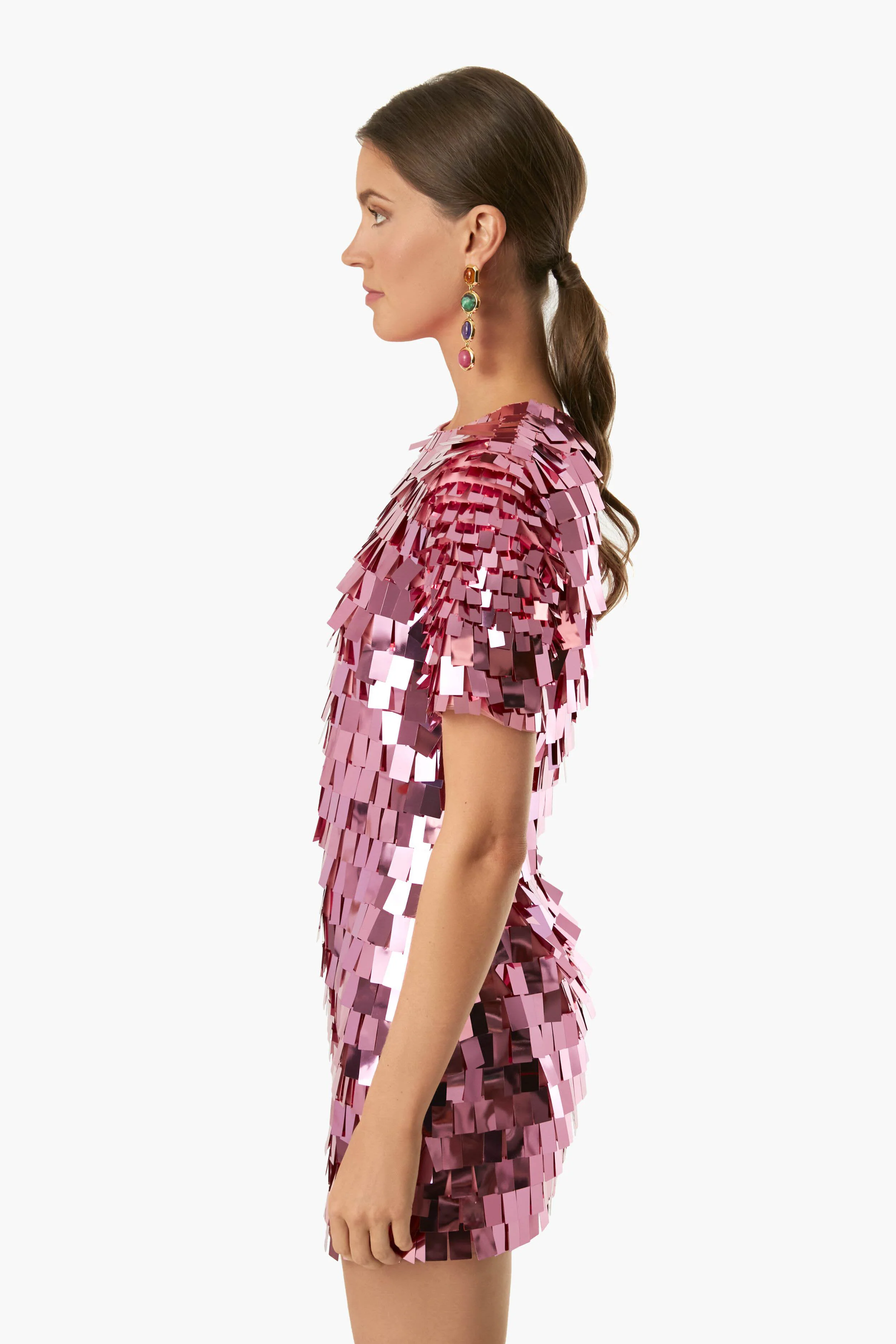 Punch Vivienne Embroidered Sequin Mini Dress - Image 3