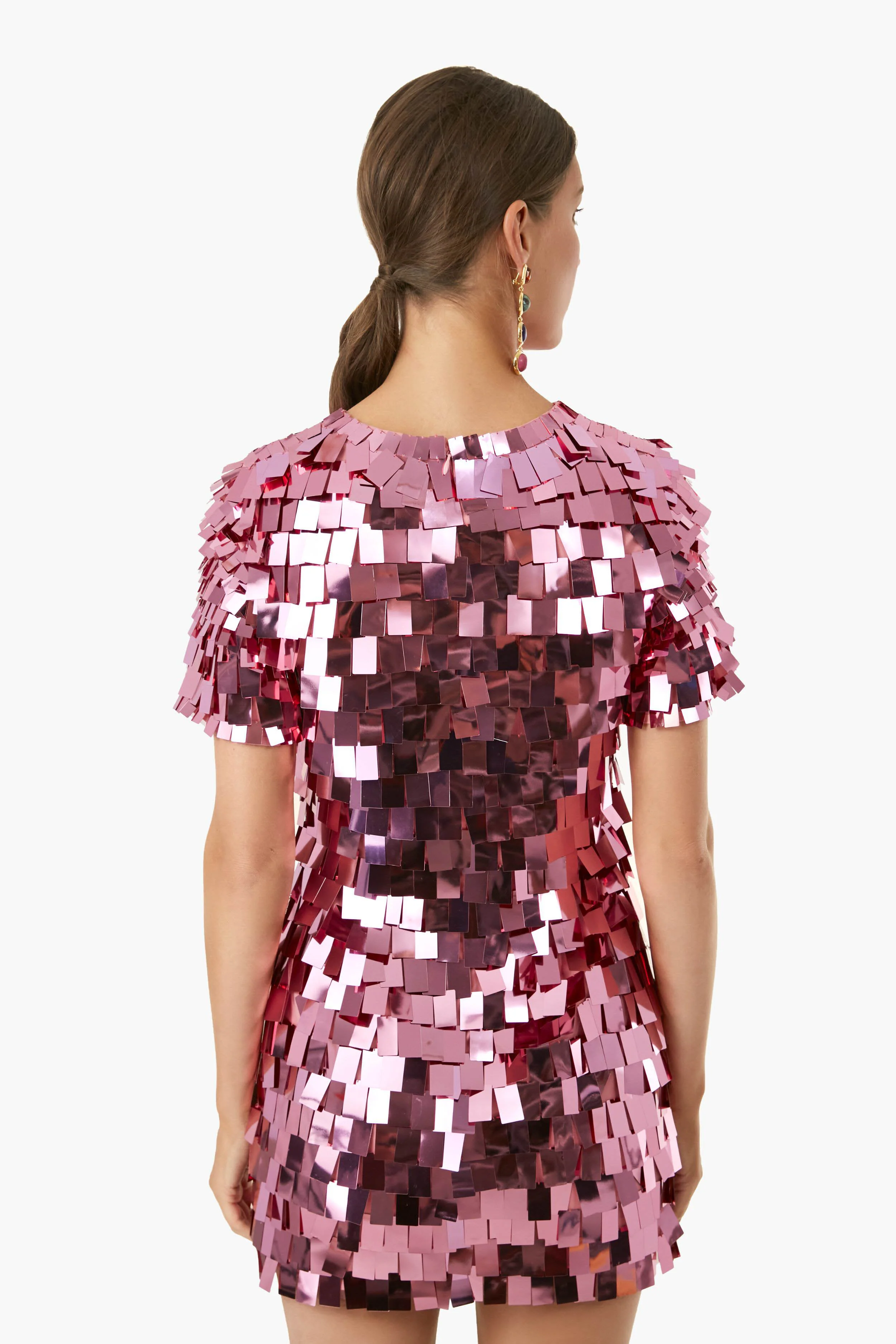 Punch Vivienne Embroidered Sequin Mini Dress - Image 4
