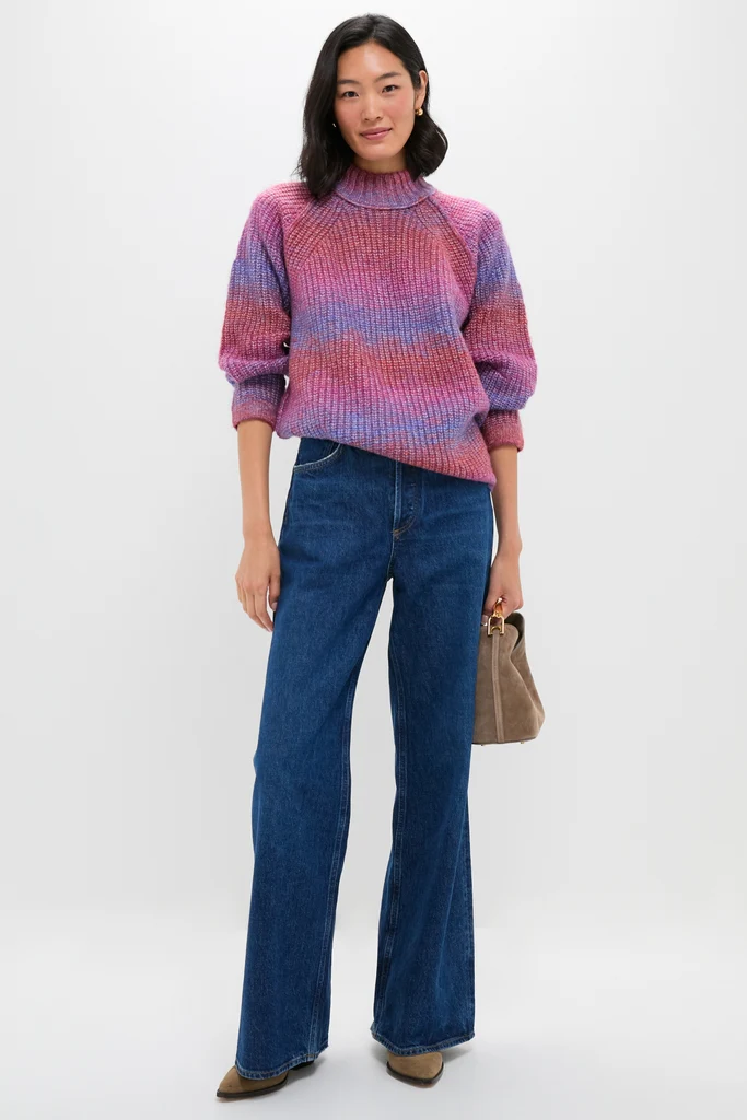 Purple Ombre Luca Sweater - Image 2