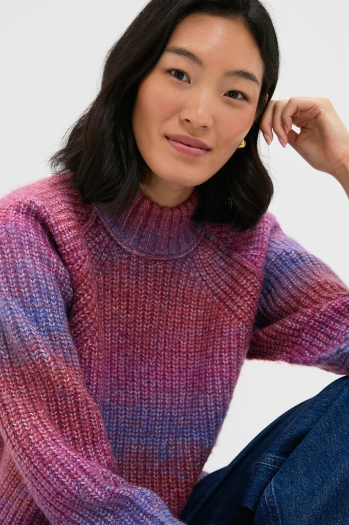Purple Ombre Luca Sweater - Image 5
