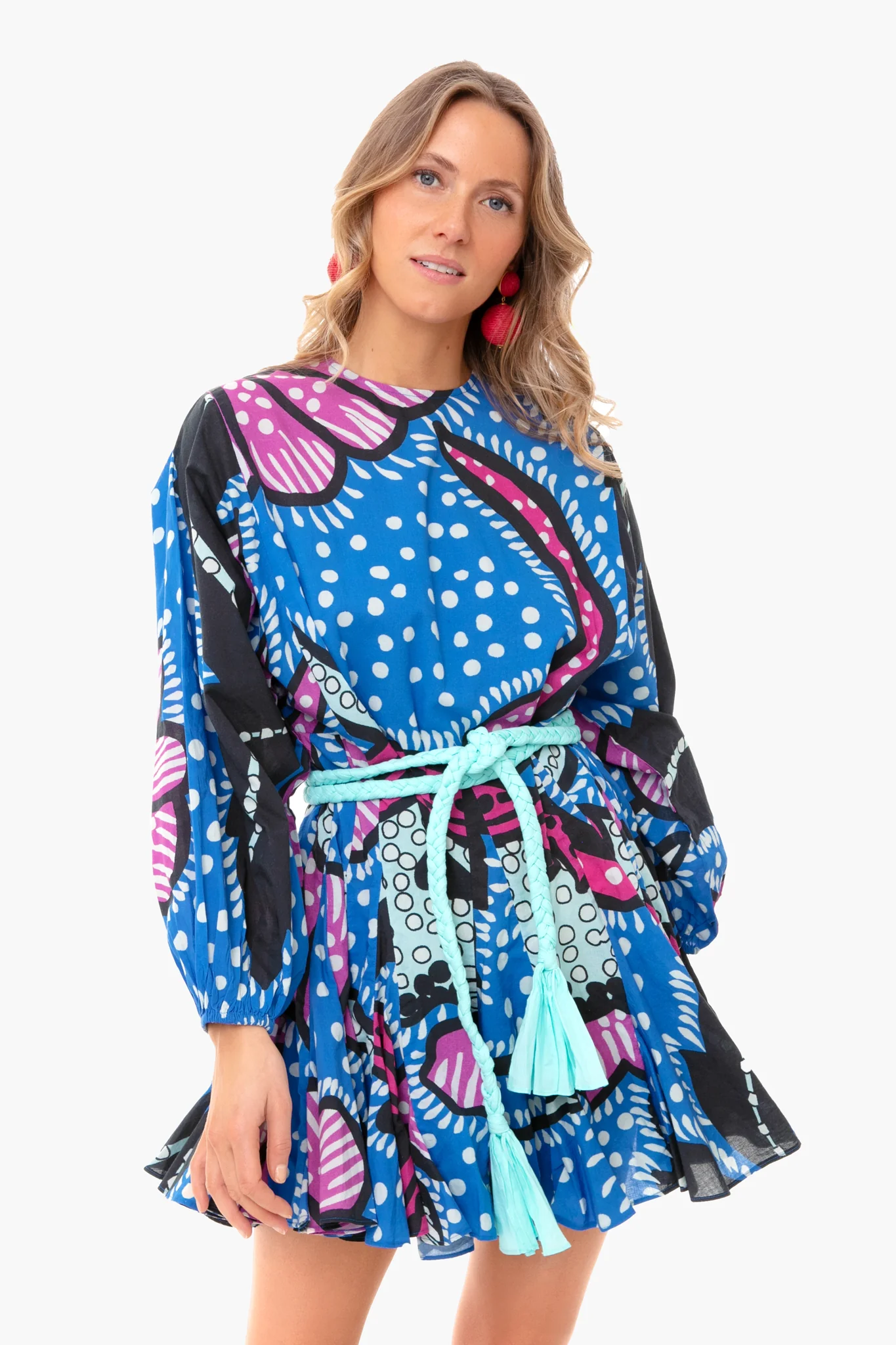 Purple Psychedelic Ella Dress - Image 2
