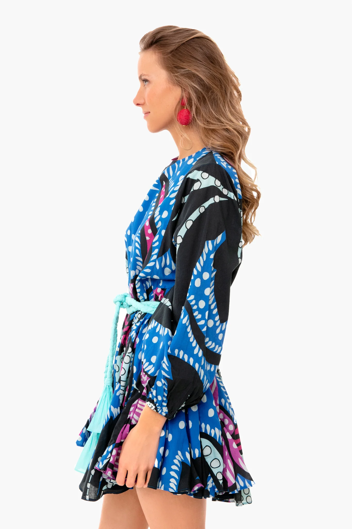 Purple Psychedelic Ella Dress - Image 3