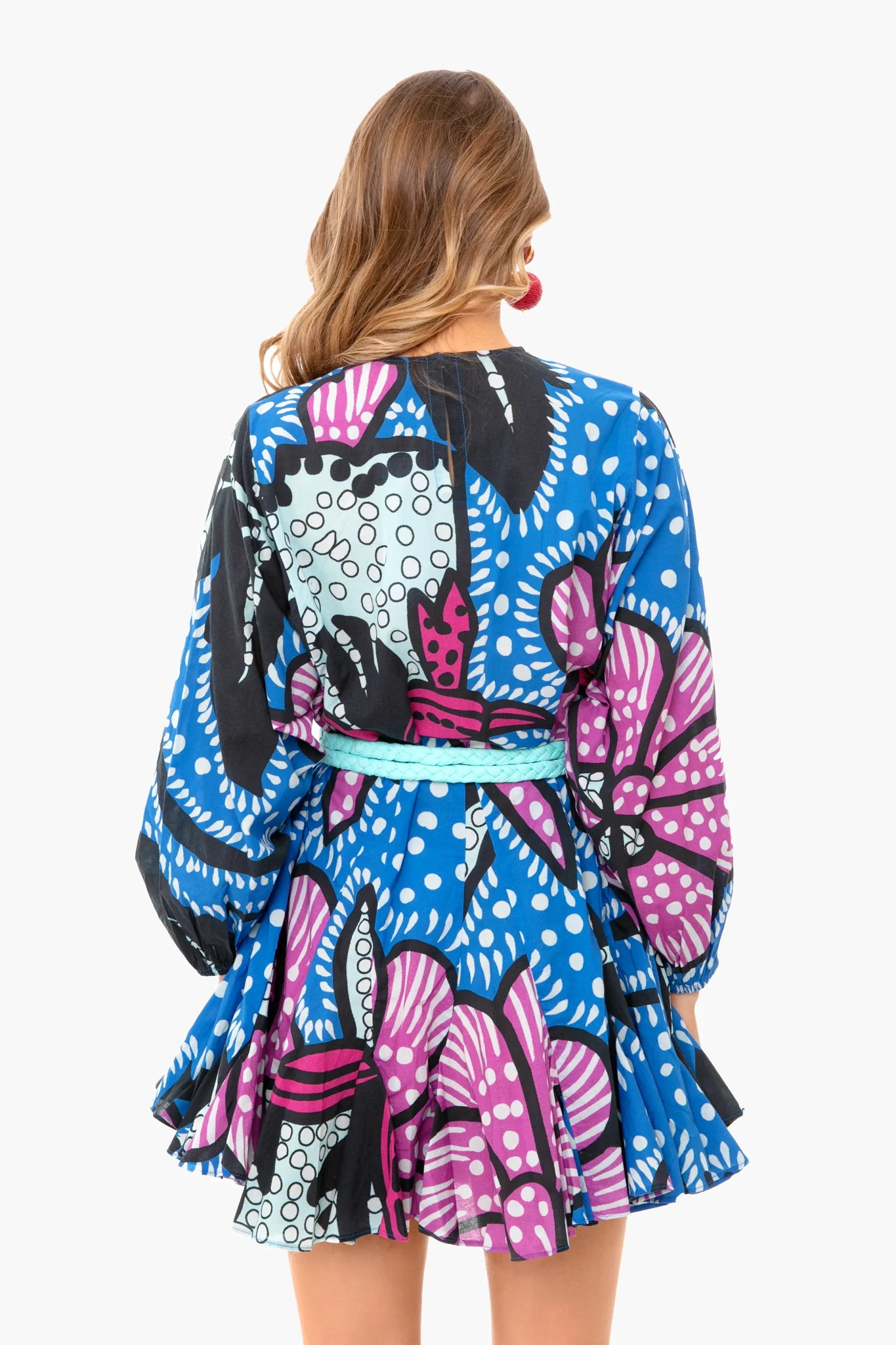 Purple Psychedelic Ella Dress - Image 4