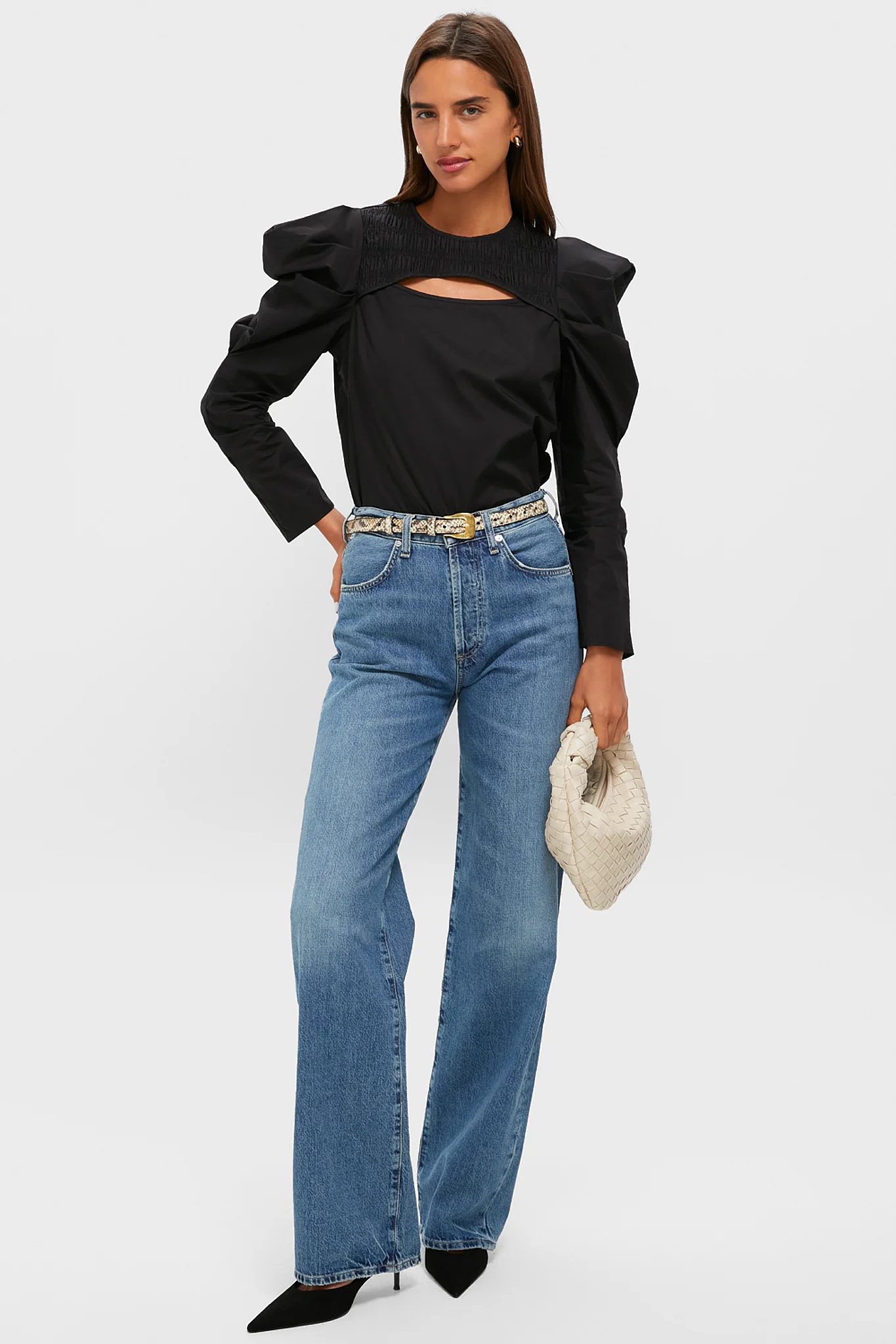 Python Macchia Square Buckle Belt - Image 3