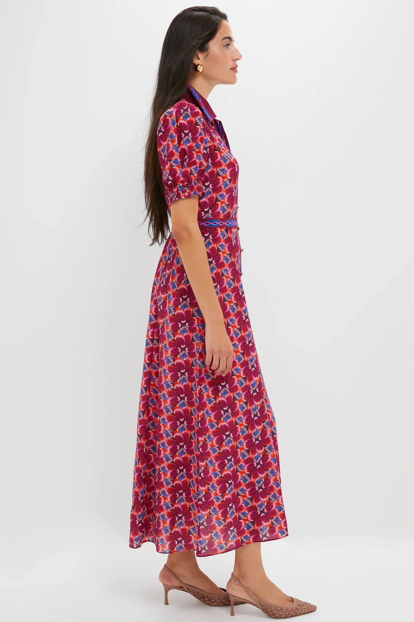 Quail Magenta Vanessa-D Midi Dress - Image 3
