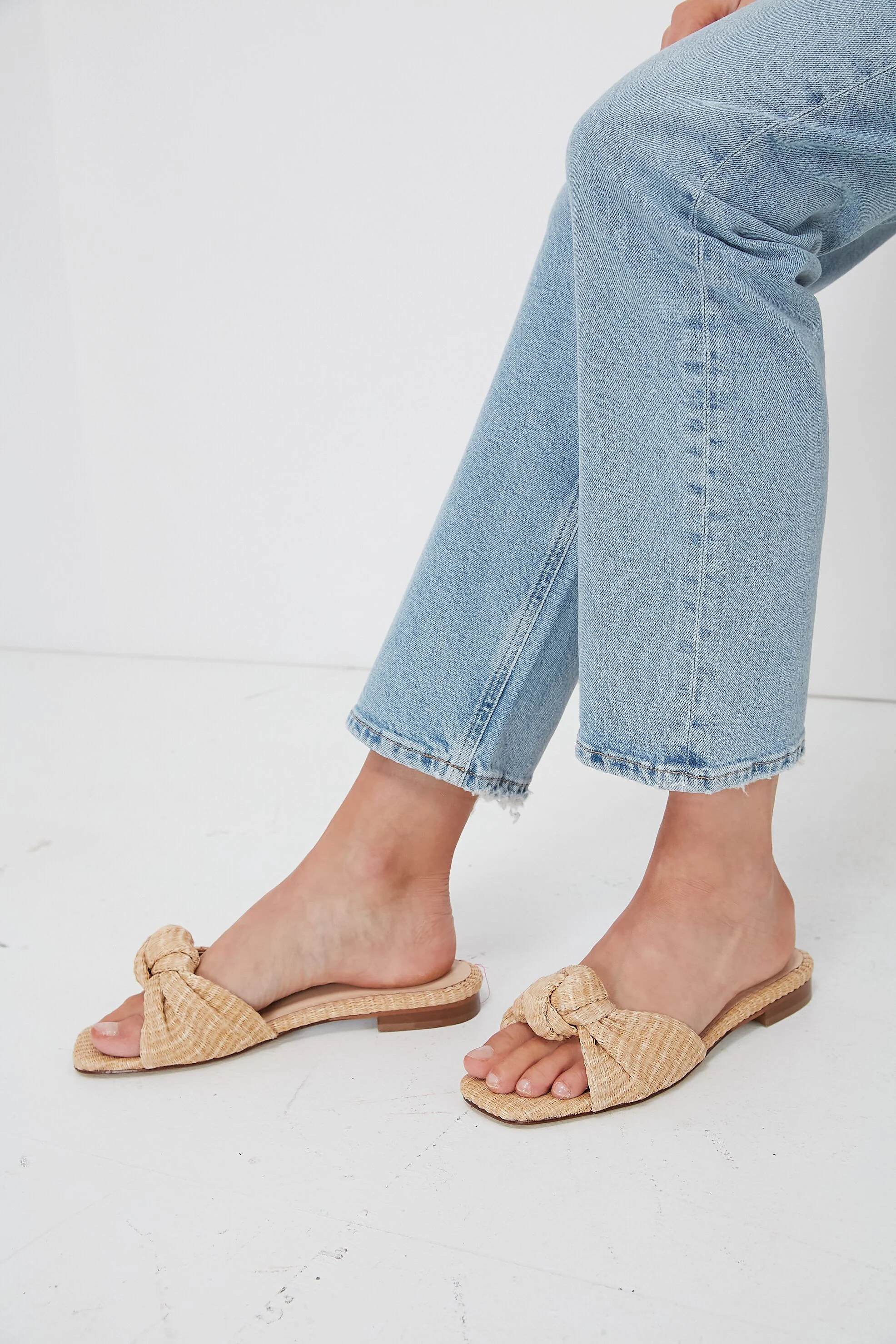 Raffia Brit Sandals - Image 3