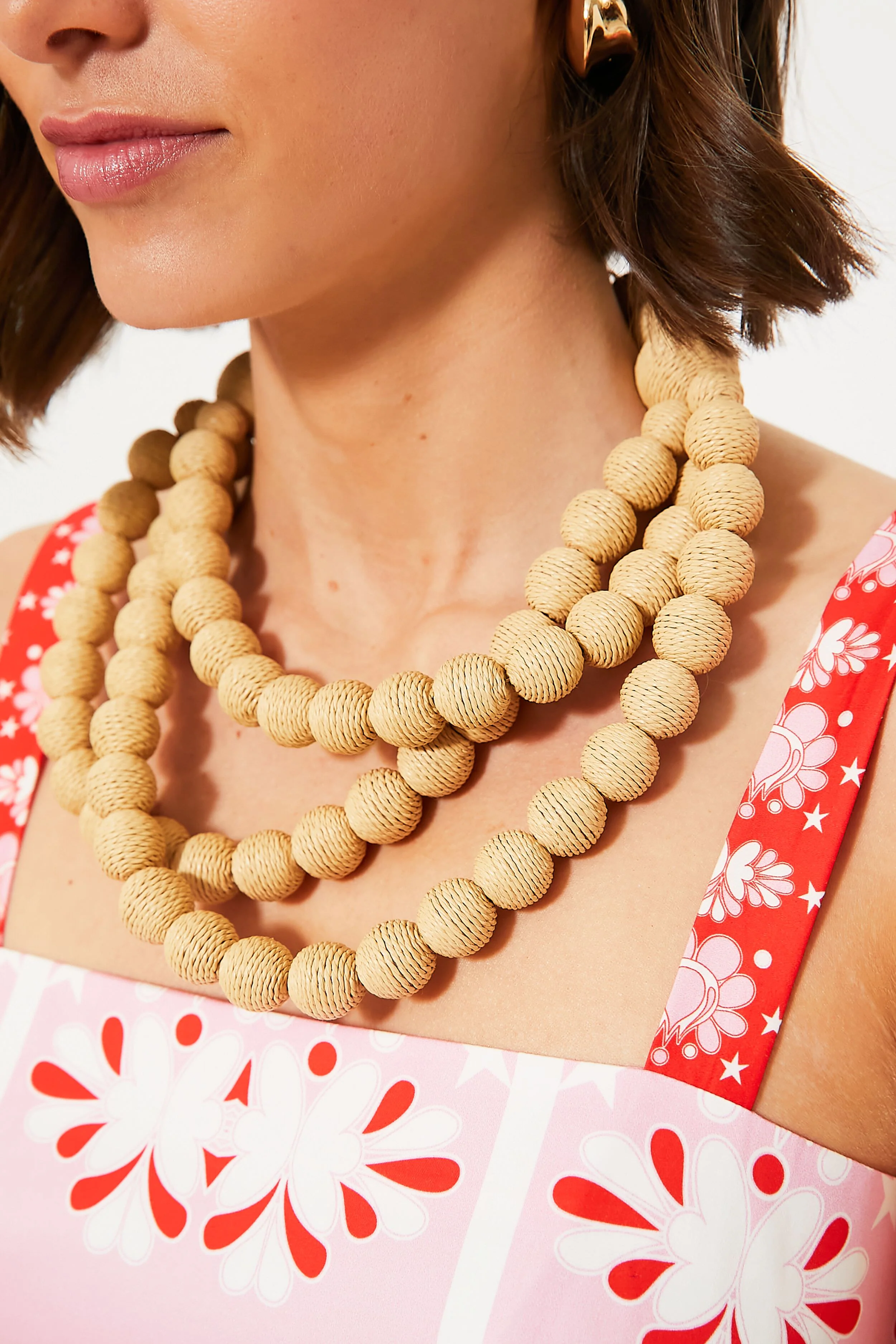 Raffia Emma Layered Necklace - Image 2