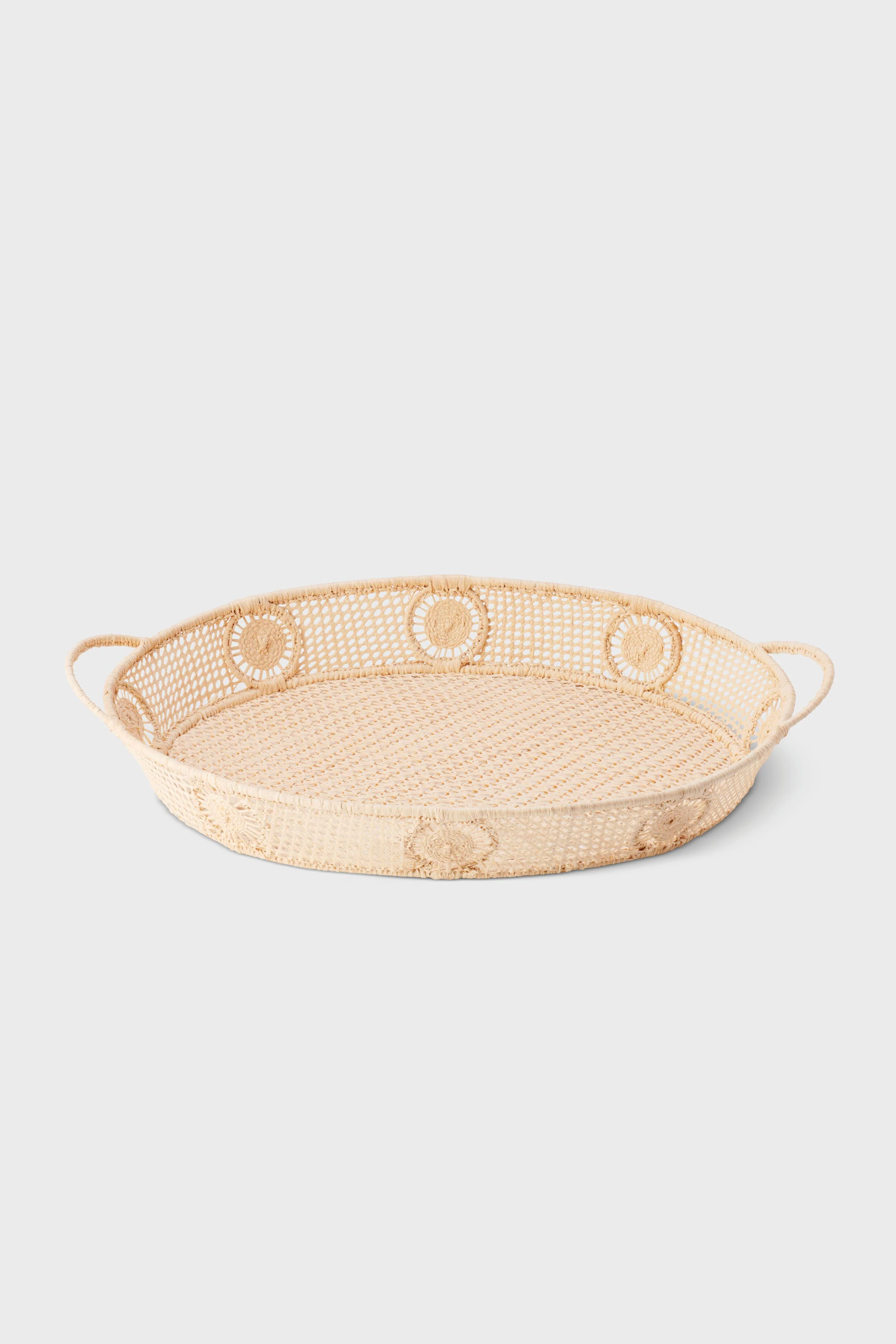 Raffia Round Tray - Image 3