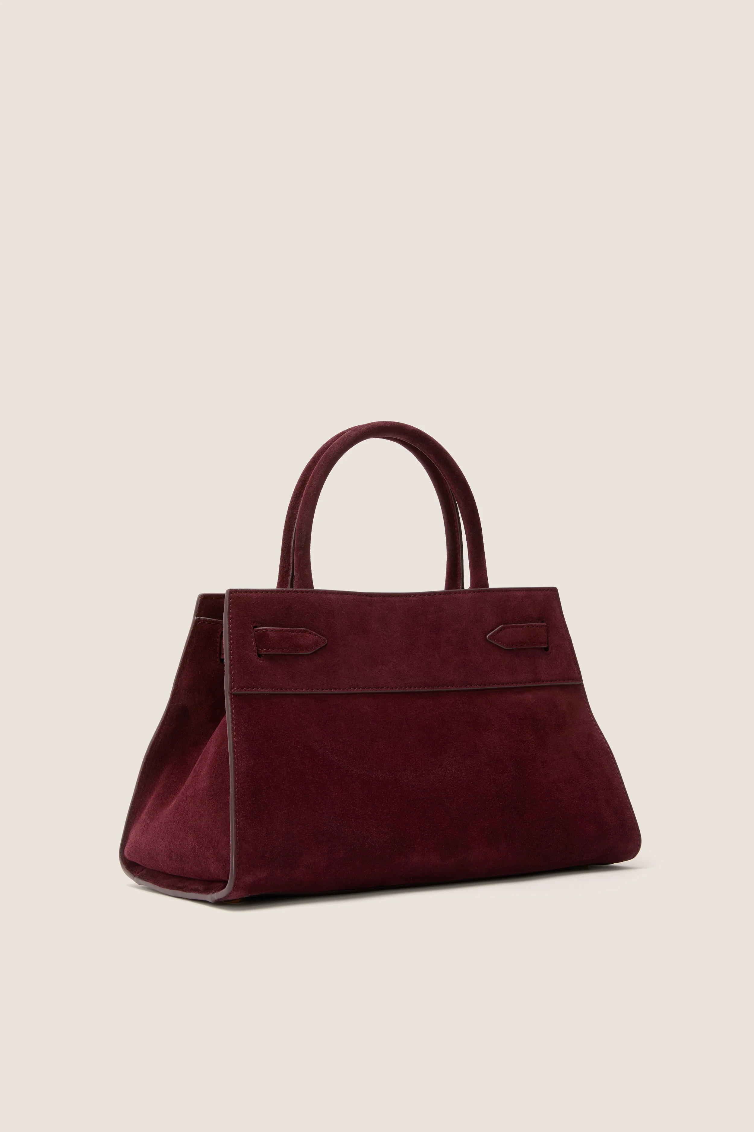 Raisin Suede Veronica Beard Dash Bag - Image 5