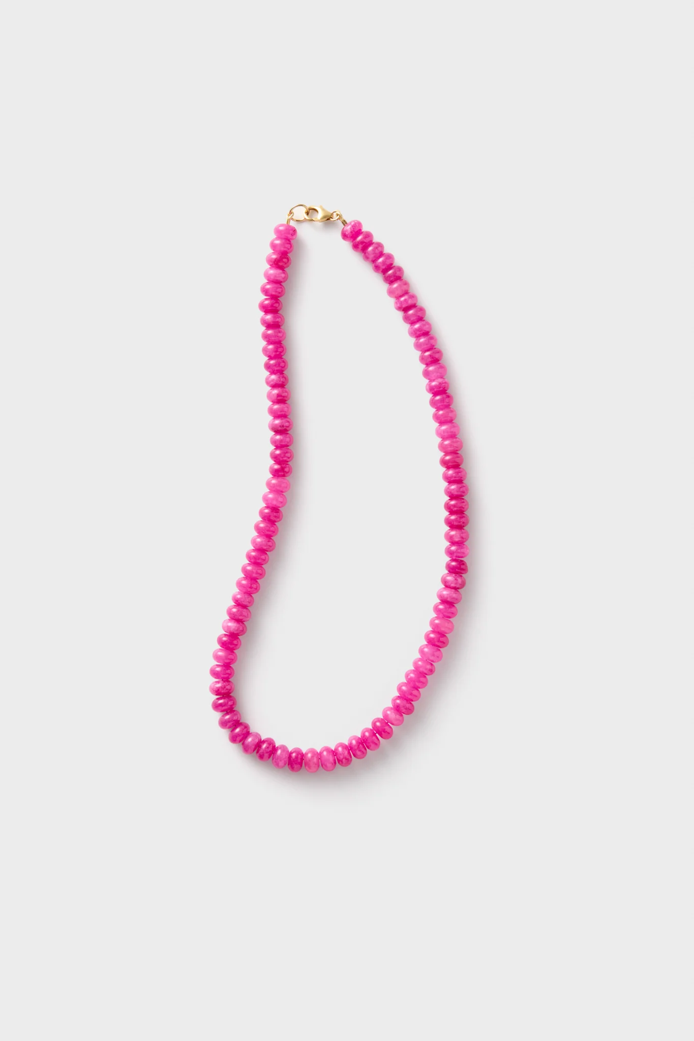 Raspberry Angelite Candy Necklace