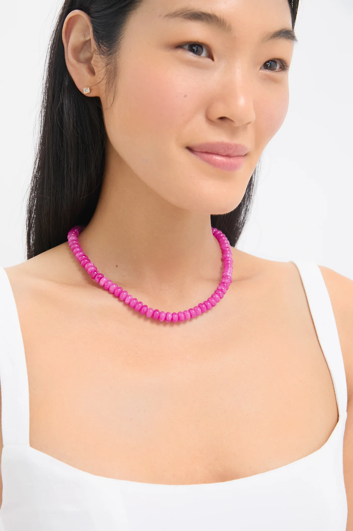 Raspberry Angelite Candy Necklace - Image 3
