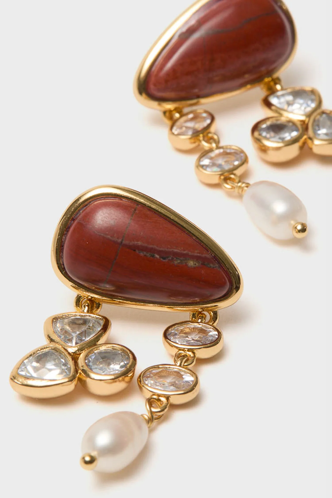 Red Arlet Earrings - Image 4