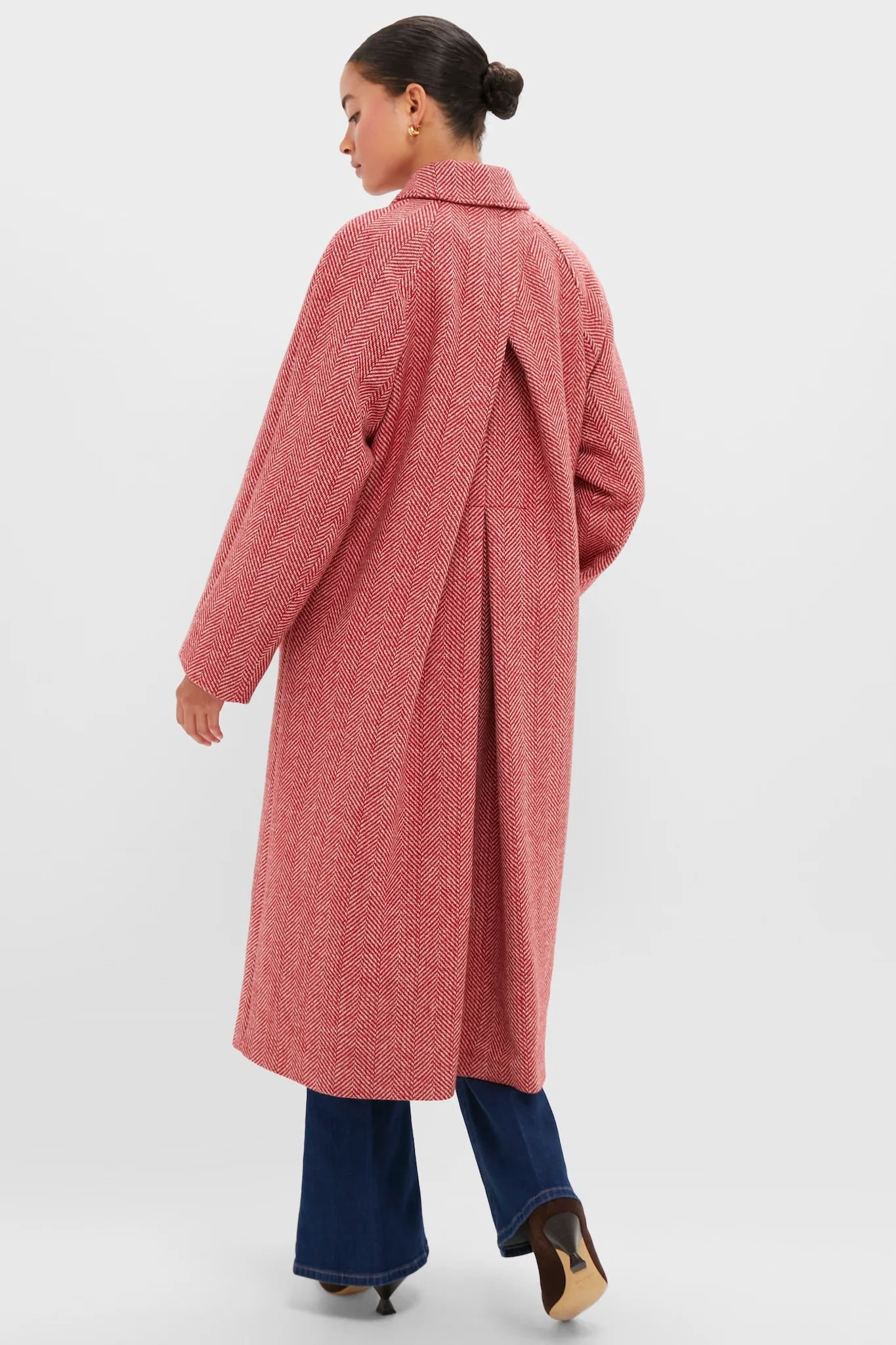 Red Chevron Ugola Coat - Image 3