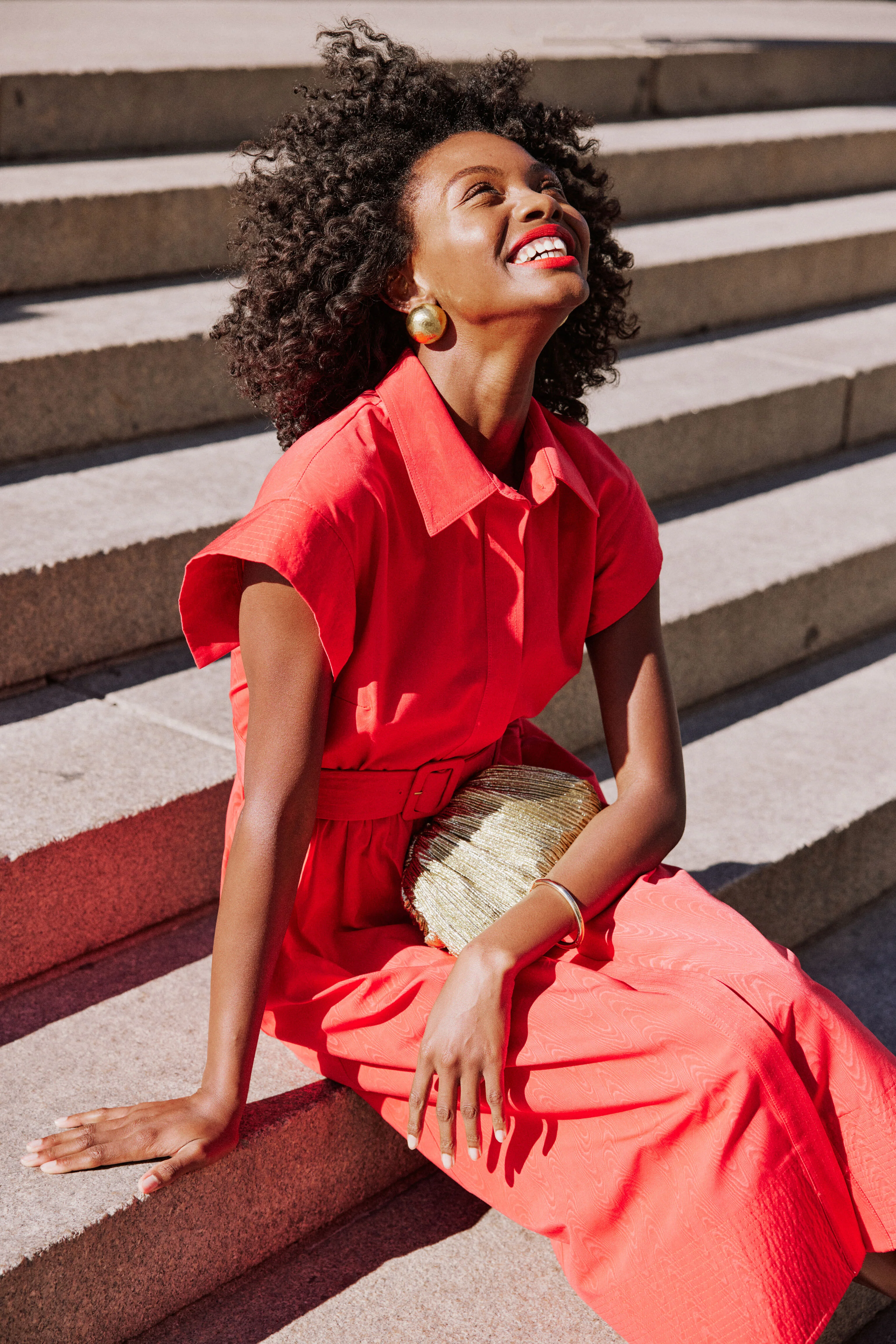 Red Chloe Dress - Image 6