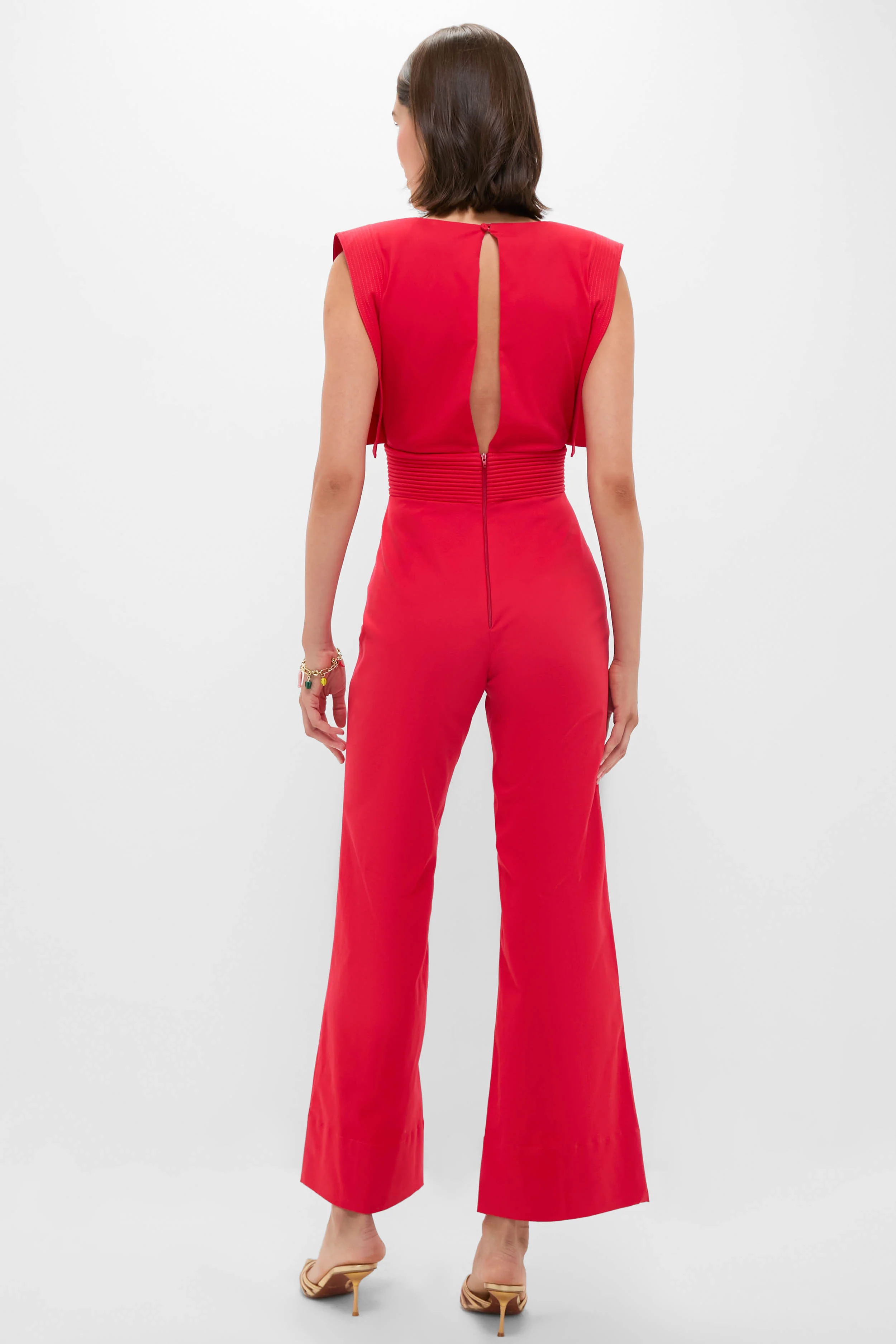 Red Lienzo Abierto Jumpsuit - Image 4