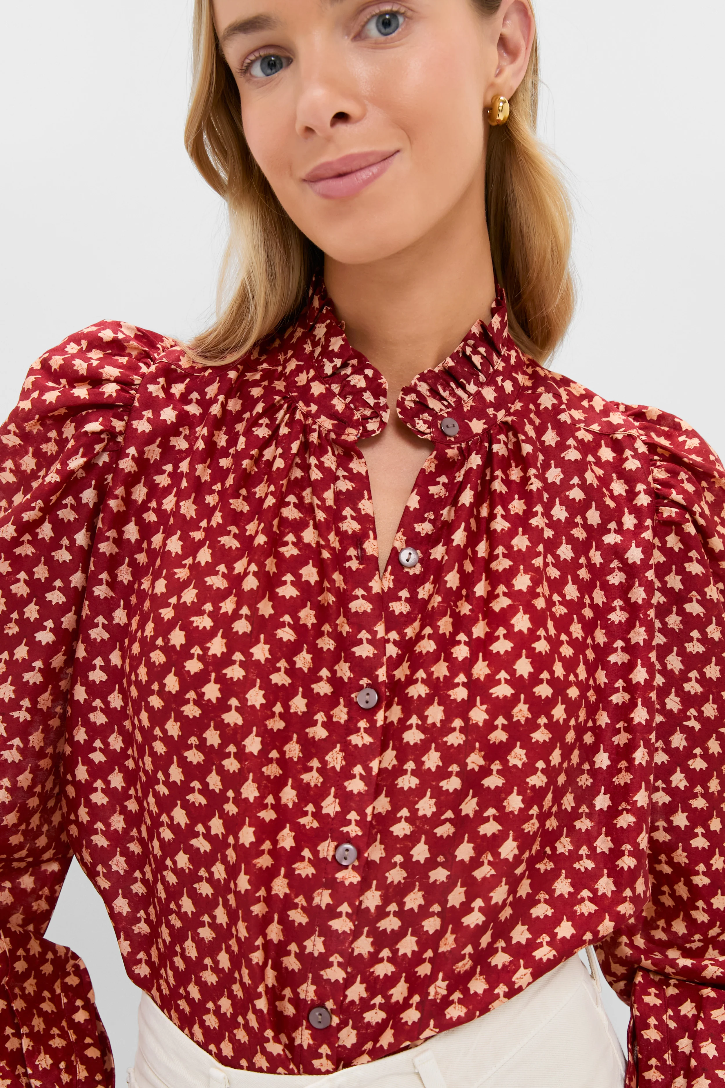 Red Mahogany Annabel Bhutti Shirt - Image 5