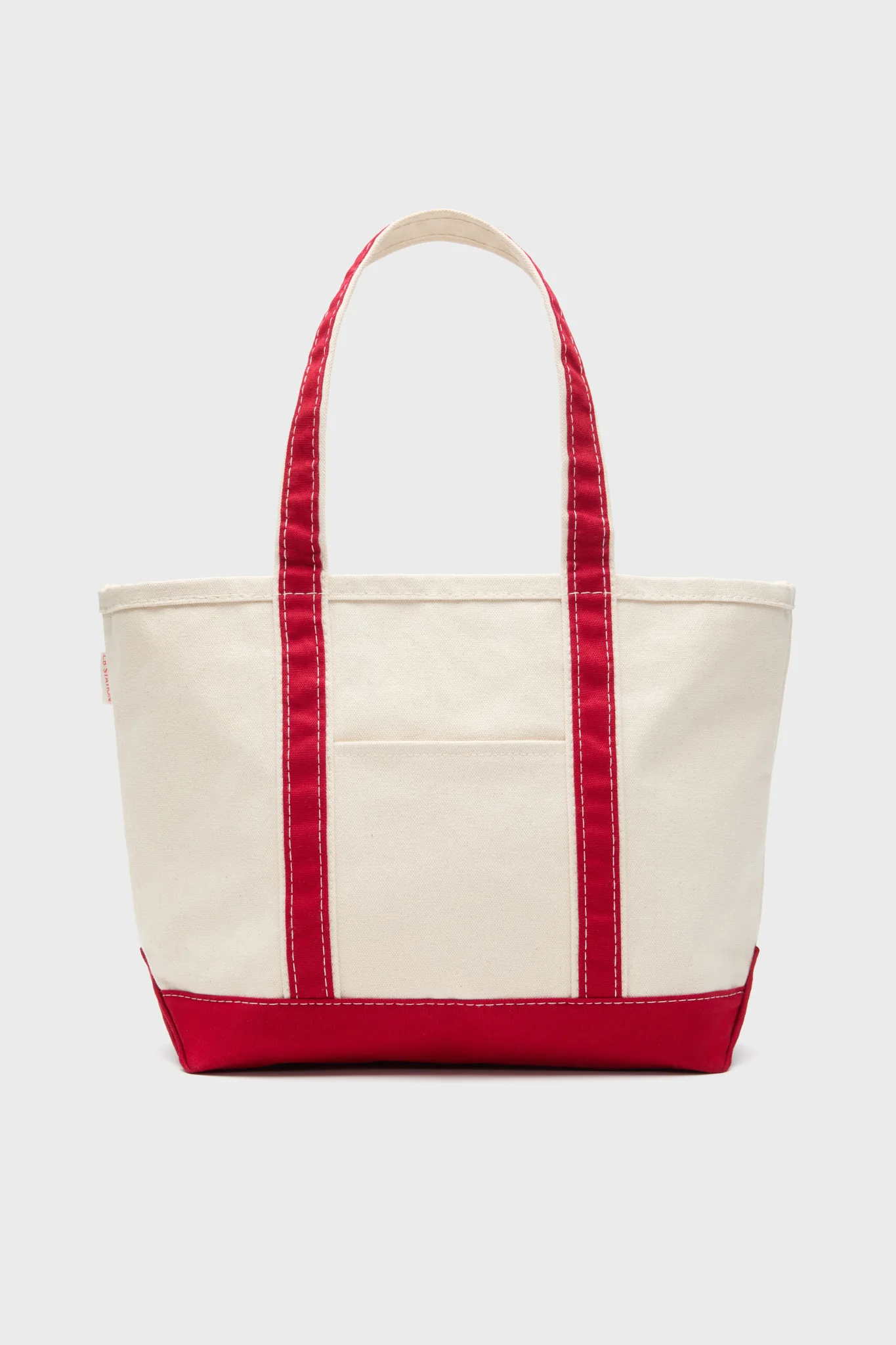 Red Medium Canvas Tote - Image 4